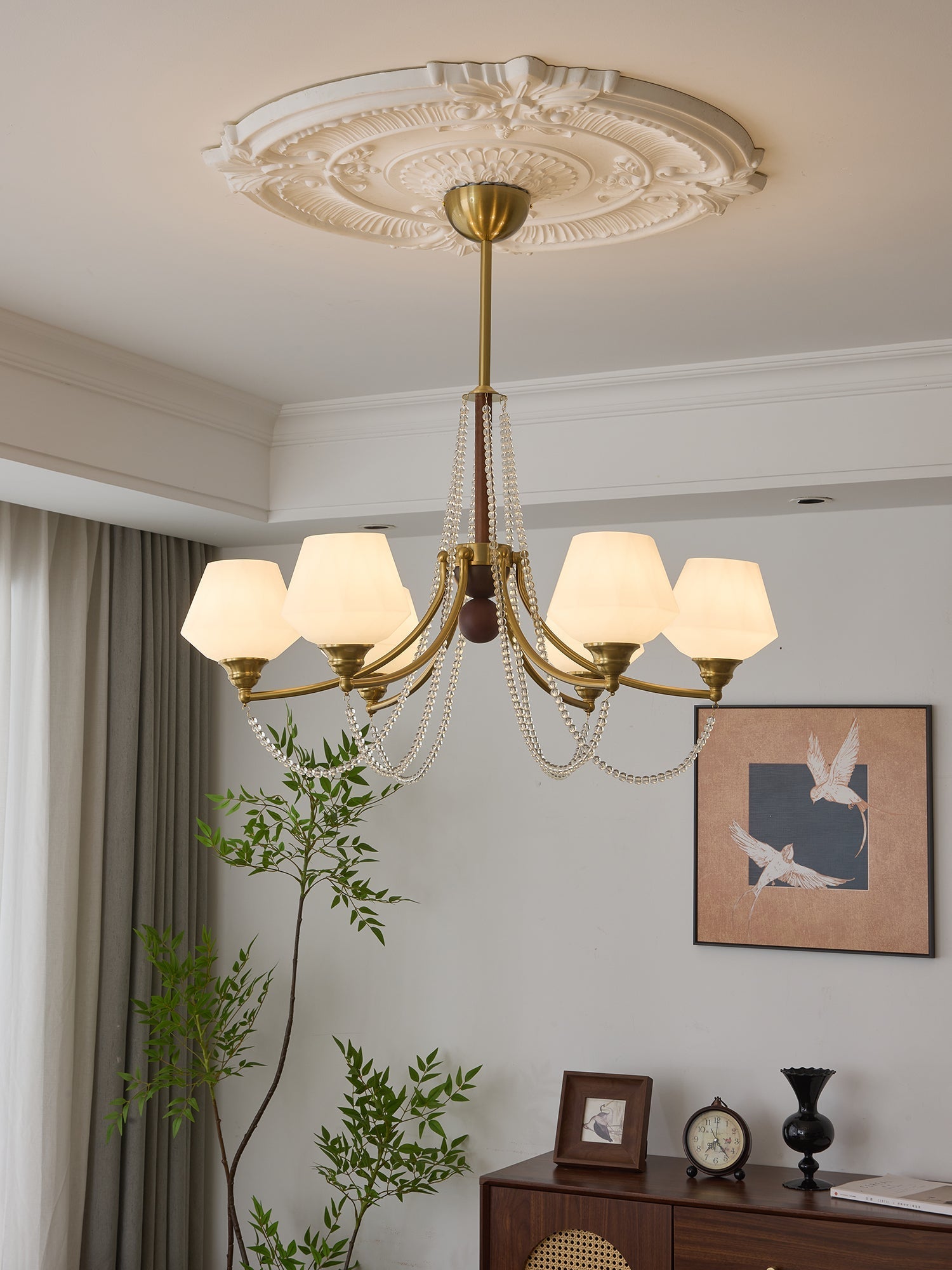Othaus Traditional Elegance Vintage Wood Chandelier - Letslighting