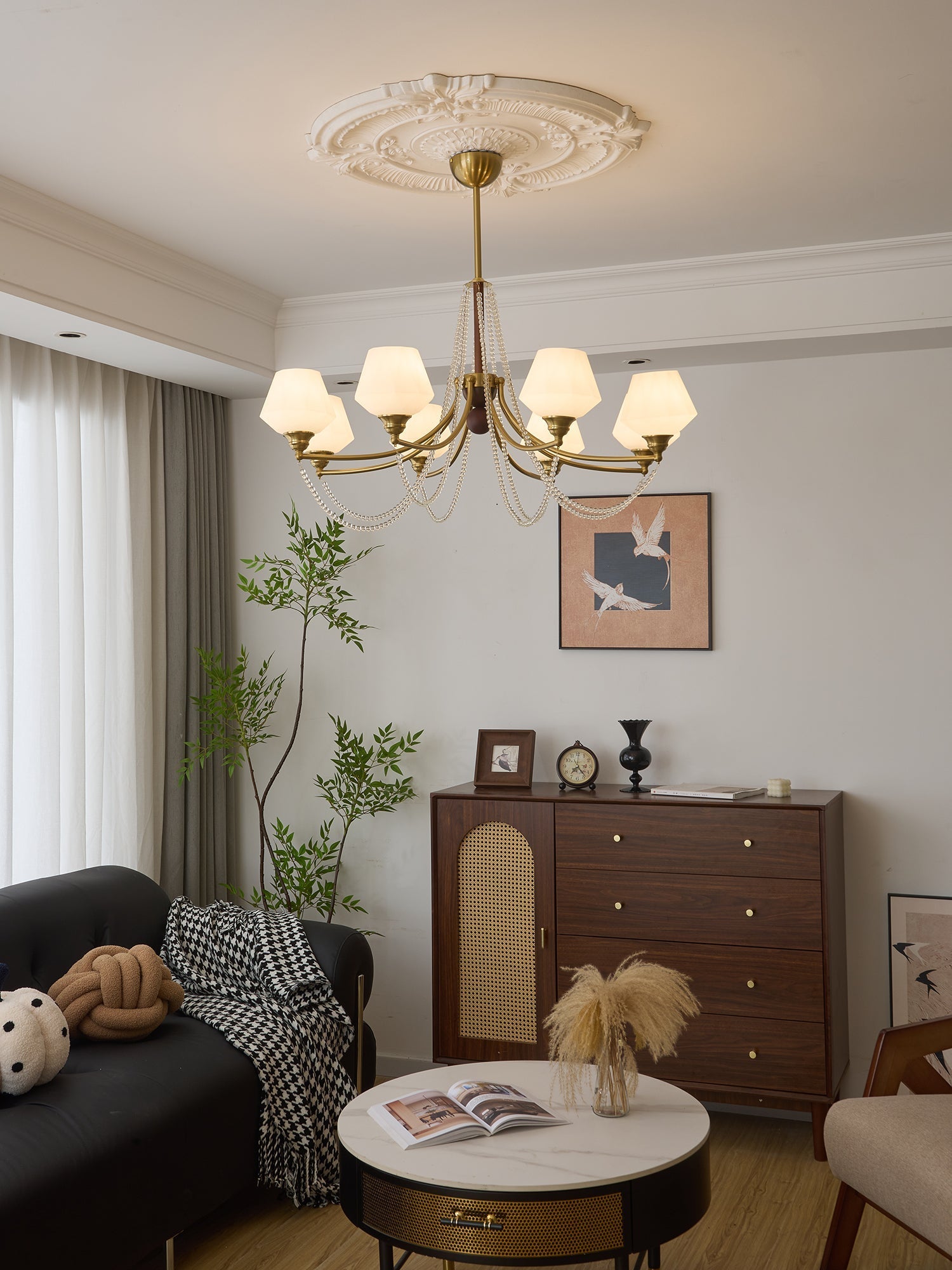 Othaus Traditional Elegance Vintage Wood Chandelier - Letslighting