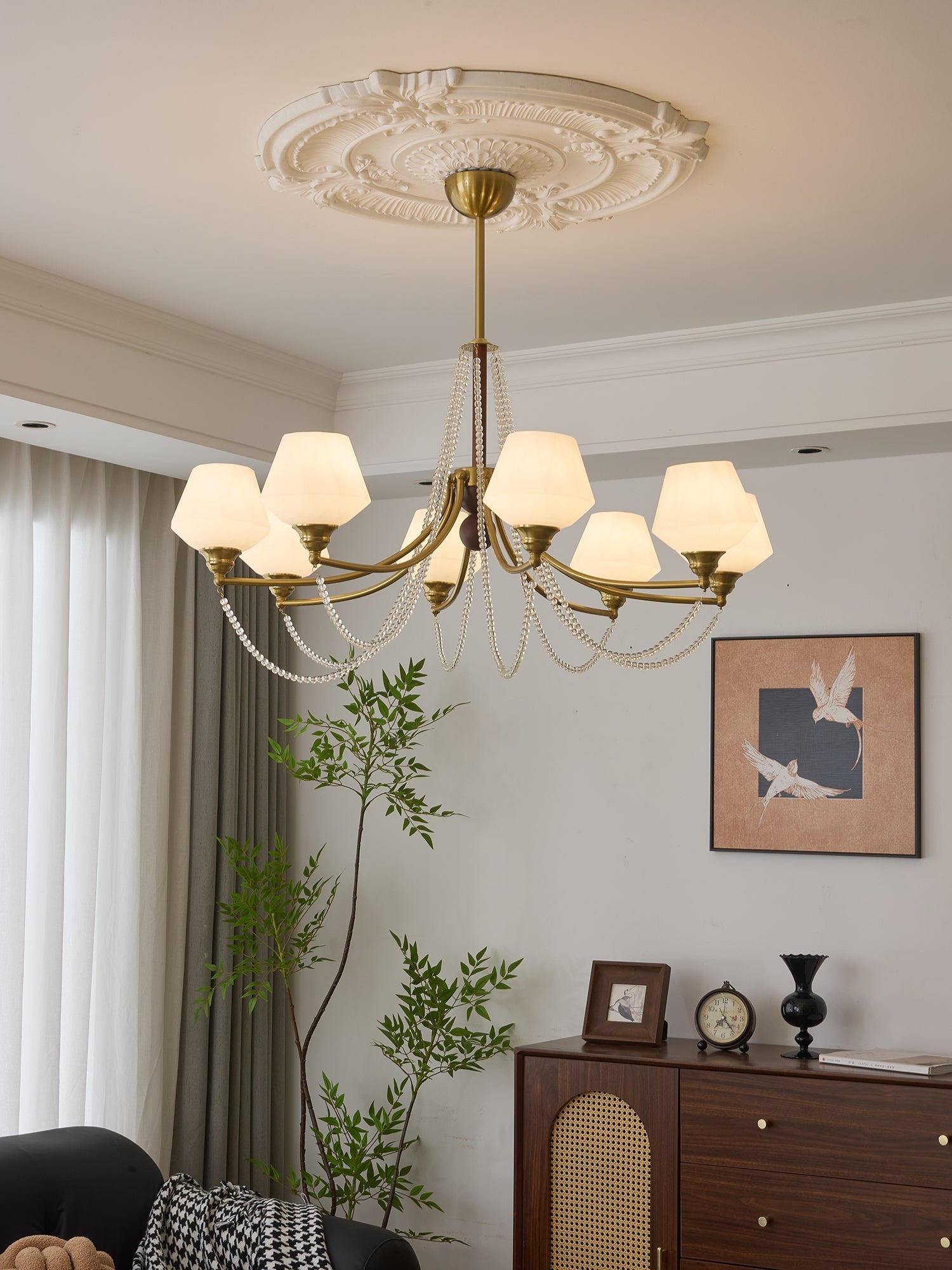Othaus Traditional Elegance Vintage Wood Chandelier - Letslighting