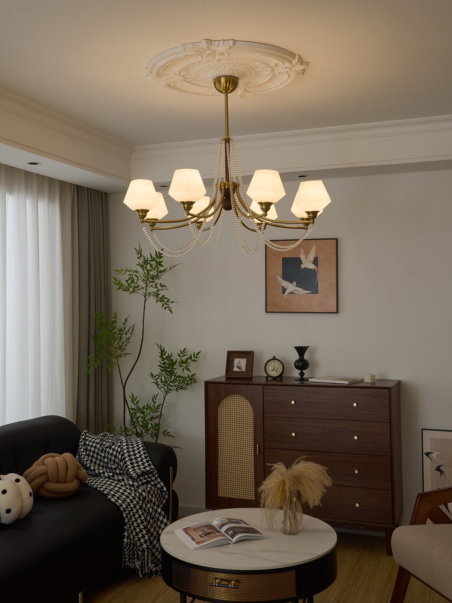 Othaus Traditional Elegance Vintage Wood Chandelier - Letslighting