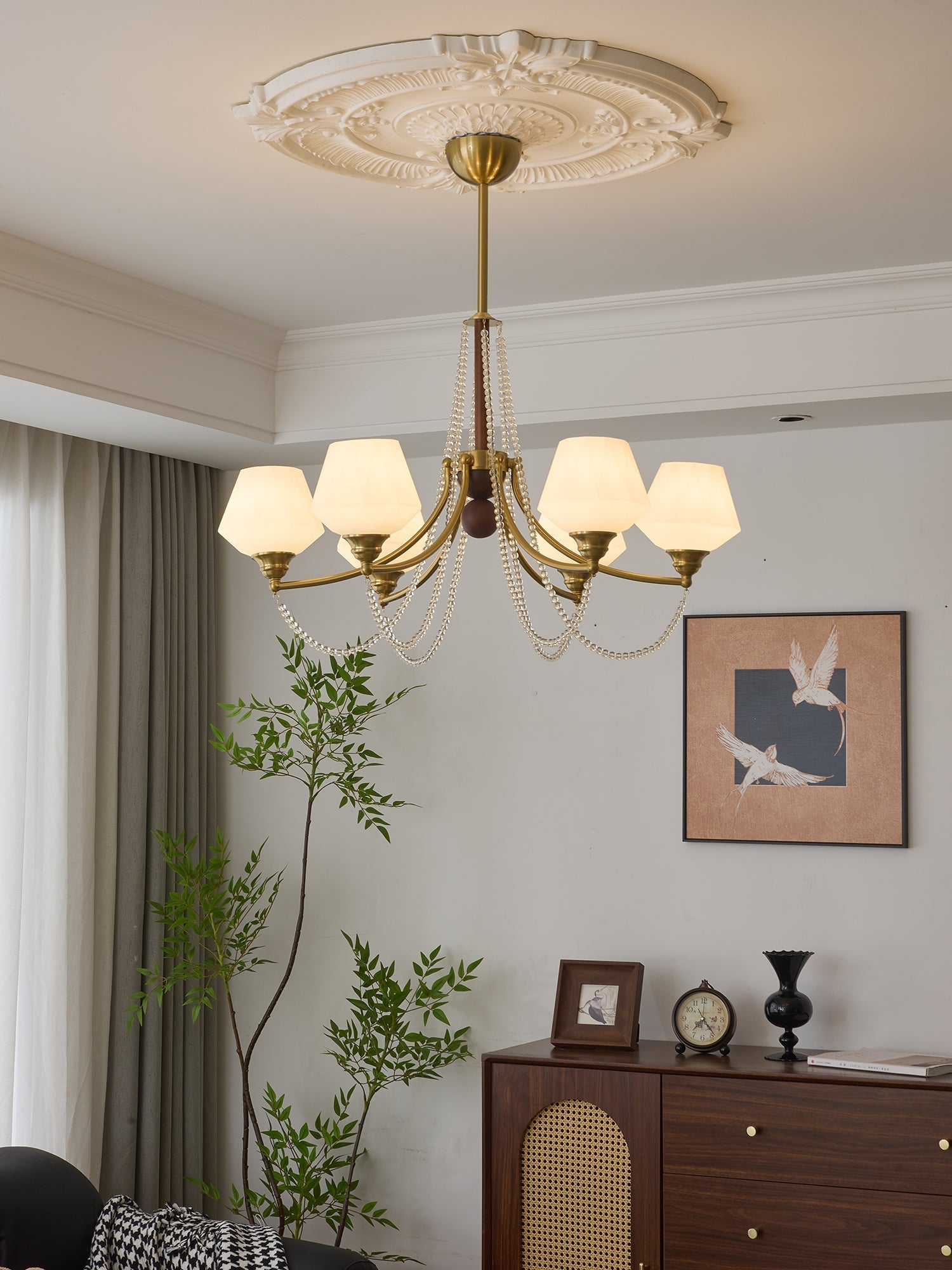 Othaus Traditional Elegance Vintage Wood Chandelier - Letslighting