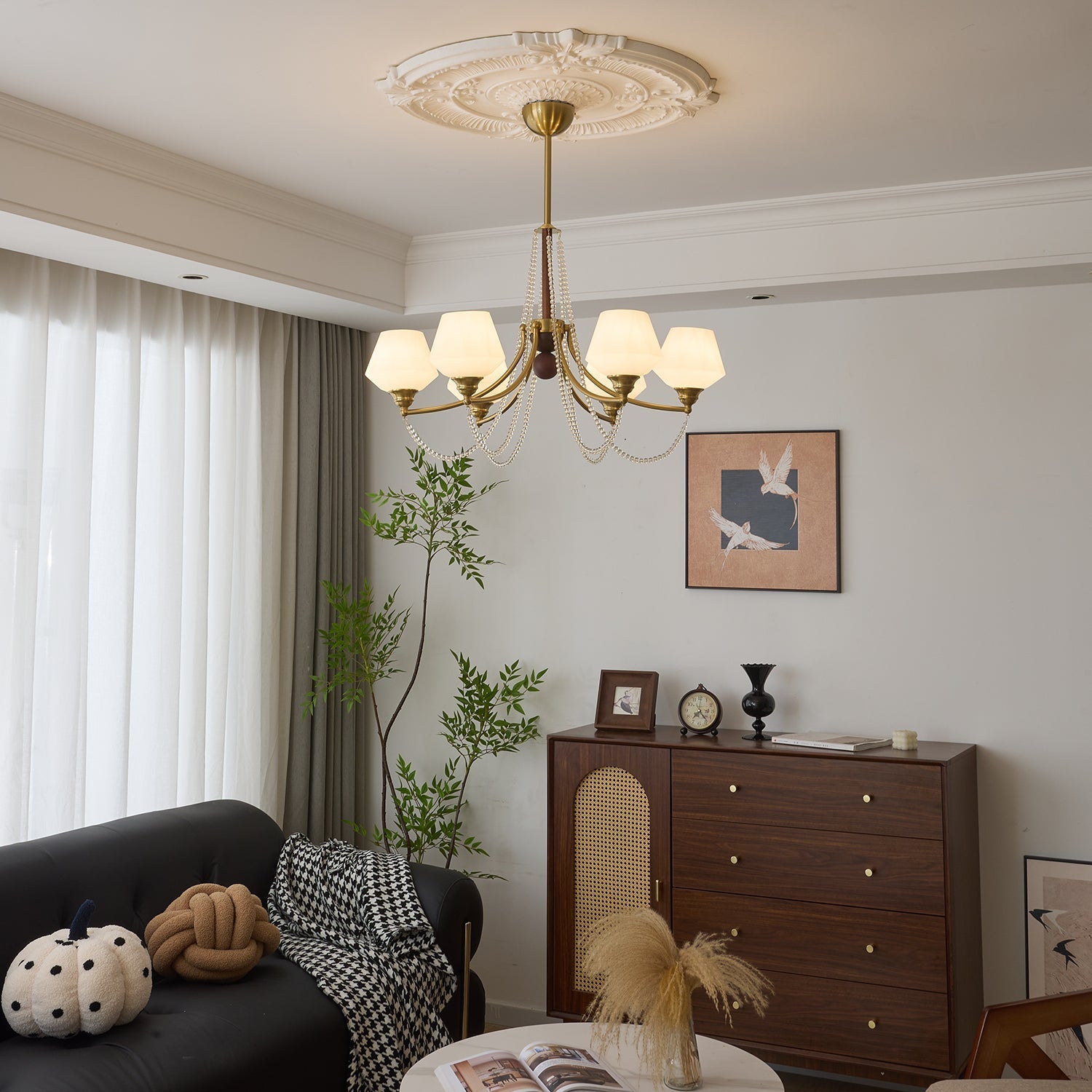 Othaus Traditional Elegance Vintage Wood Chandelier - Letslighting