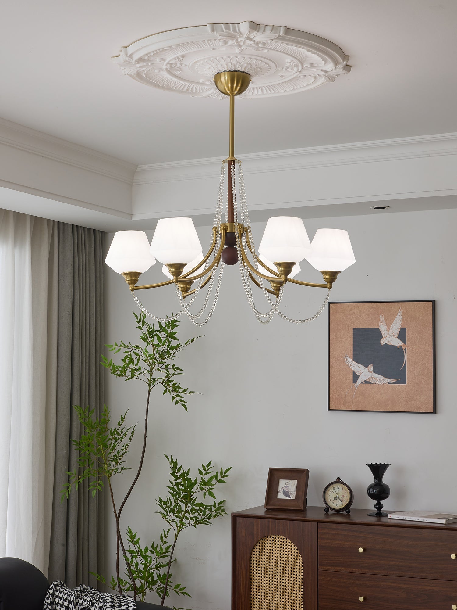 Othaus Traditional Elegance Vintage Wood Chandelier - Letslighting