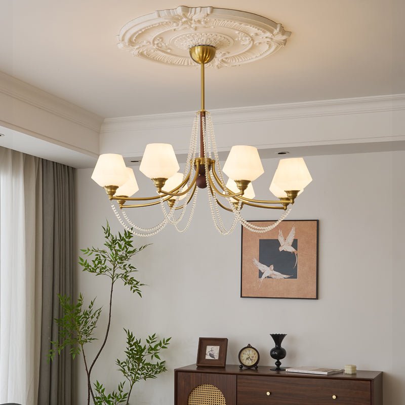 Othaus Traditional Elegance Vintage Wood Chandelier - Letslighting