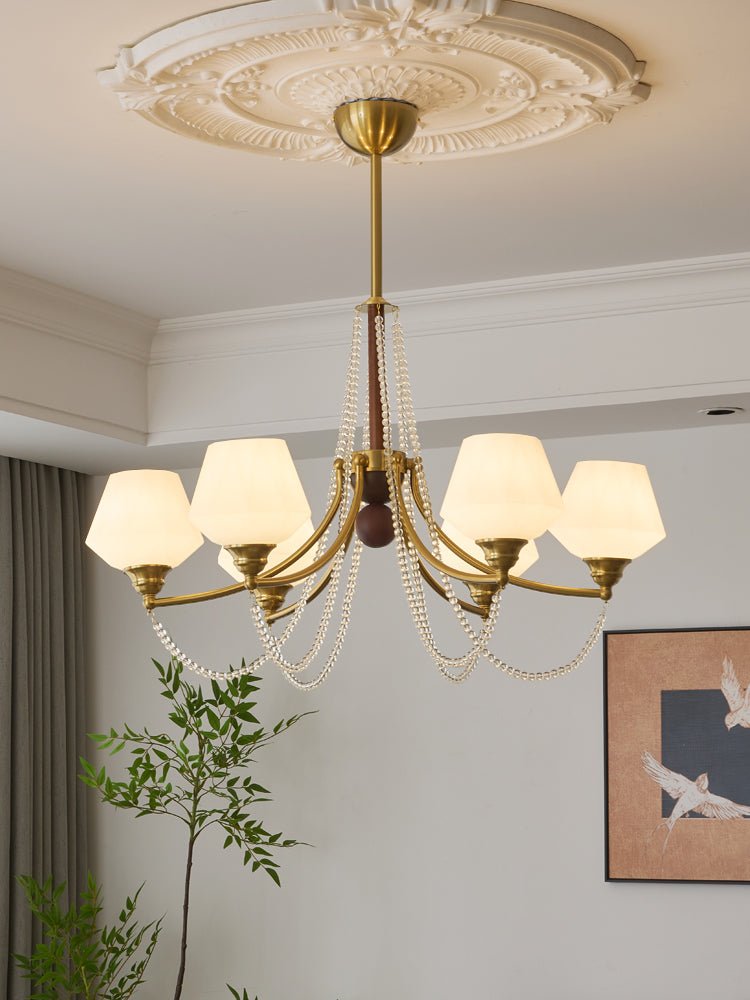Othaus Traditional Elegance Vintage Wood Chandelier - Letslighting