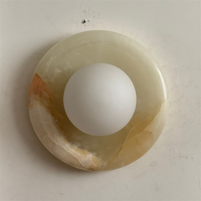 Vivina Modern Minimalist Cyan Jade Sconce Wall Lamp - Letslighting