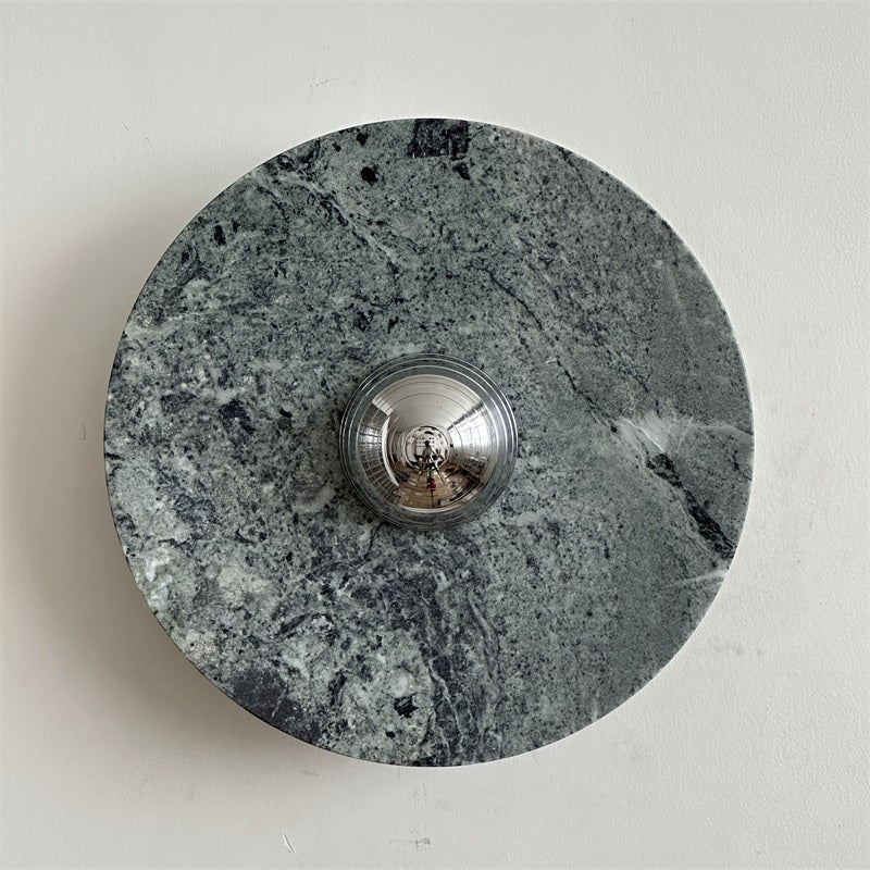 Evvarel Modern Minimalist Green Marble Sconce Wall Lamp - Letslighting
