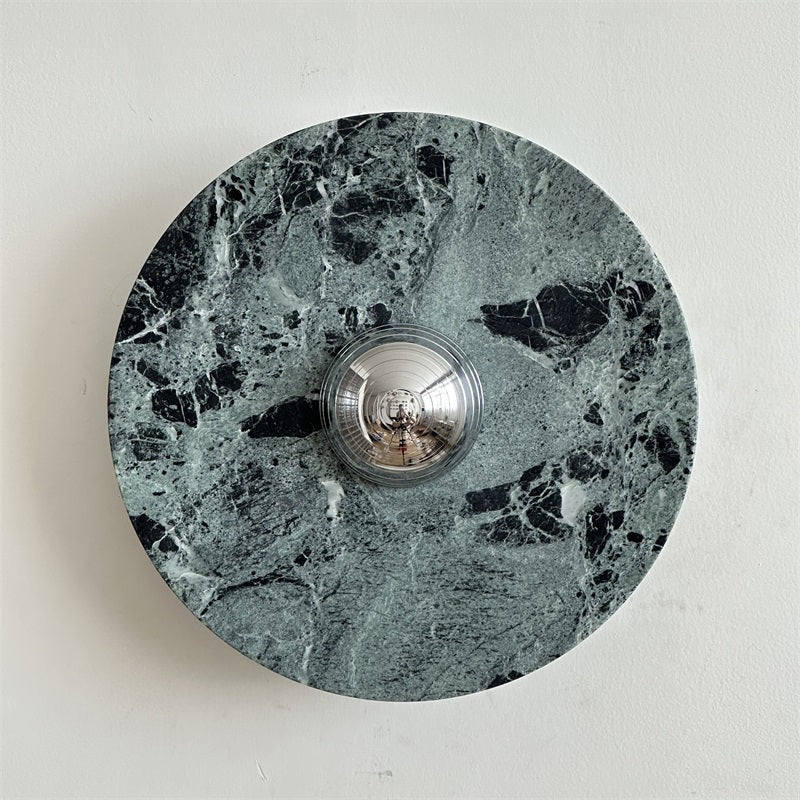 Evvarel Modern Minimalist Green Marble Sconce Wall Lamp - Letslighting