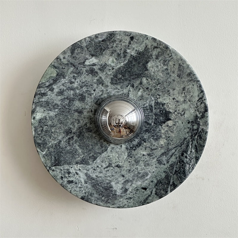 Evvarel Modern Minimalist Green Marble Sconce Wall Lamp - Letslighting