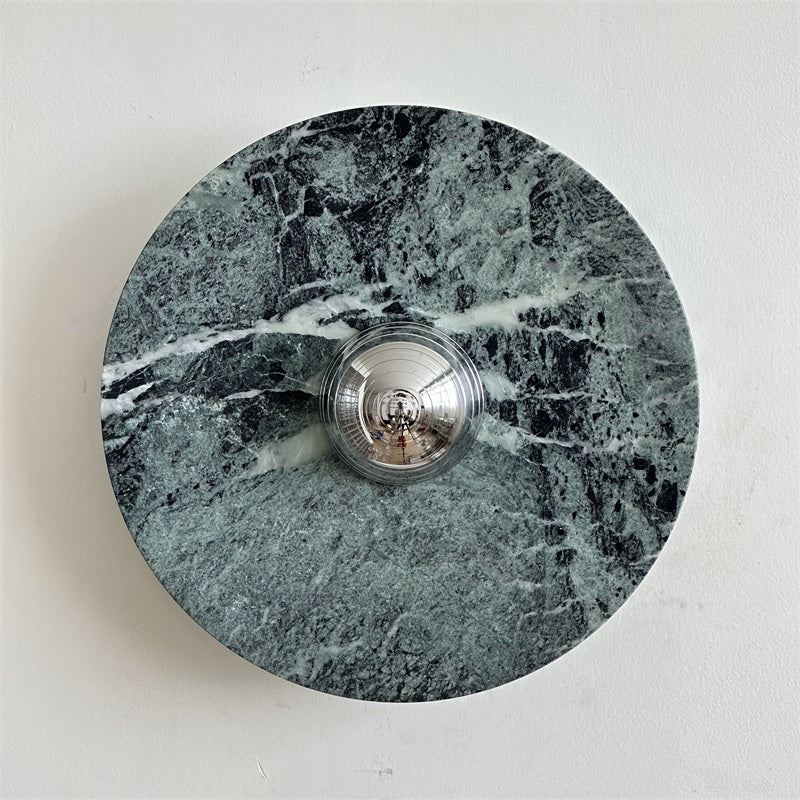 Evvarel Modern Minimalist Green Marble Sconce Wall Lamp - Letslighting