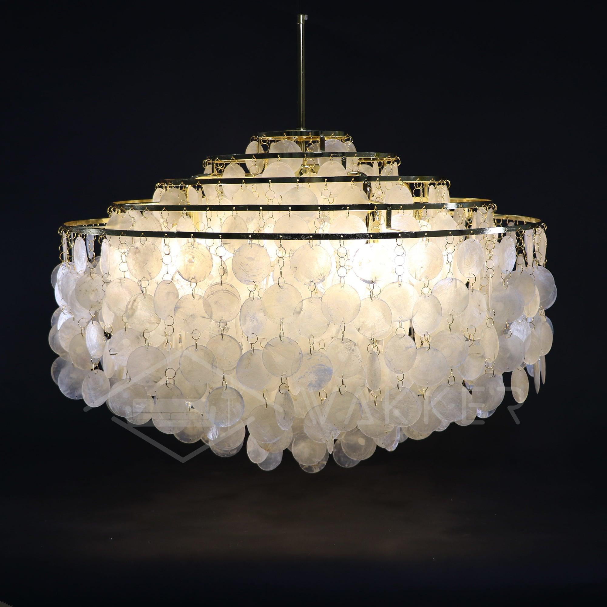 Lustra Pendant Lamp Round Shell Ring - Letslighting