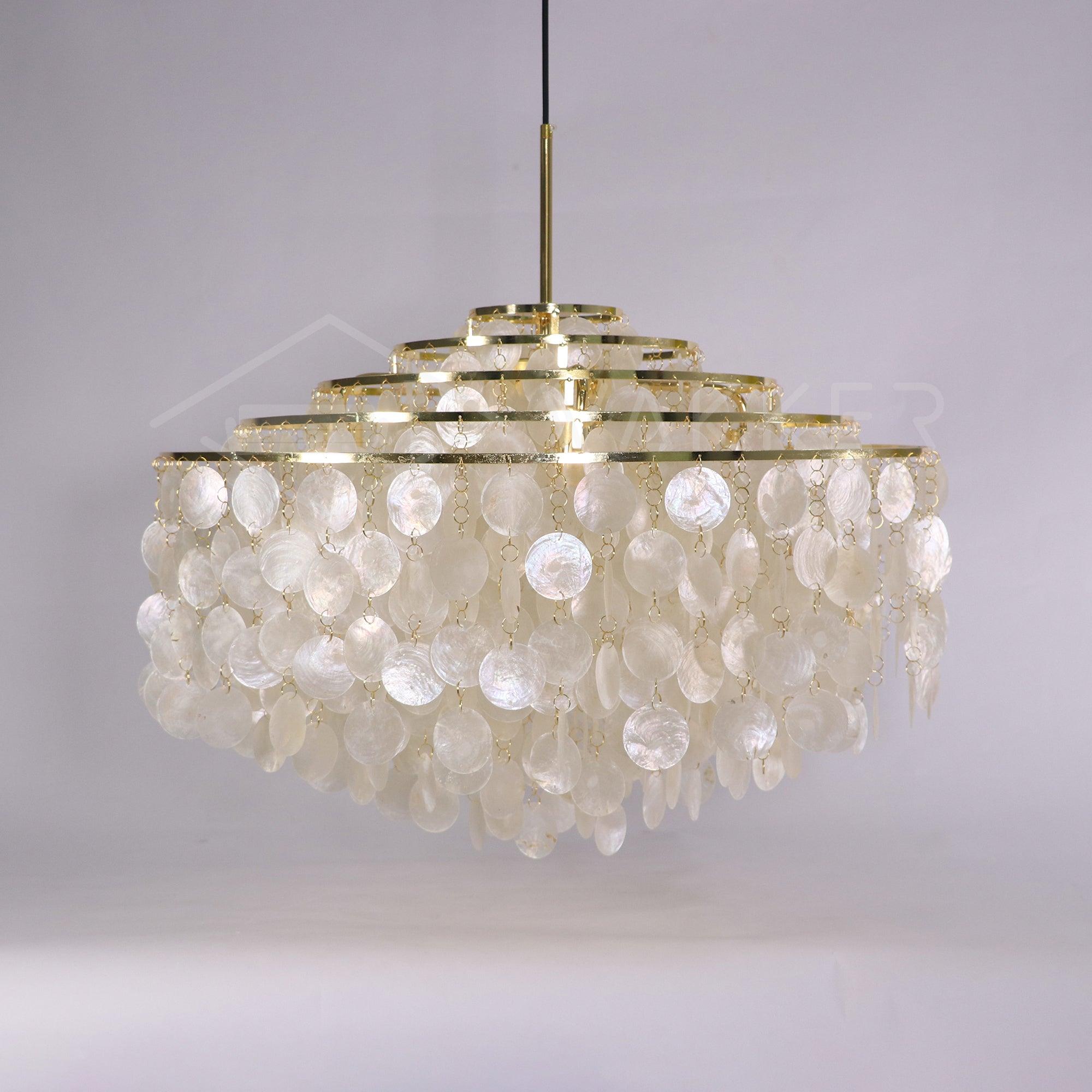 Lustra Pendant Lamp Round Shell Ring - Letslighting