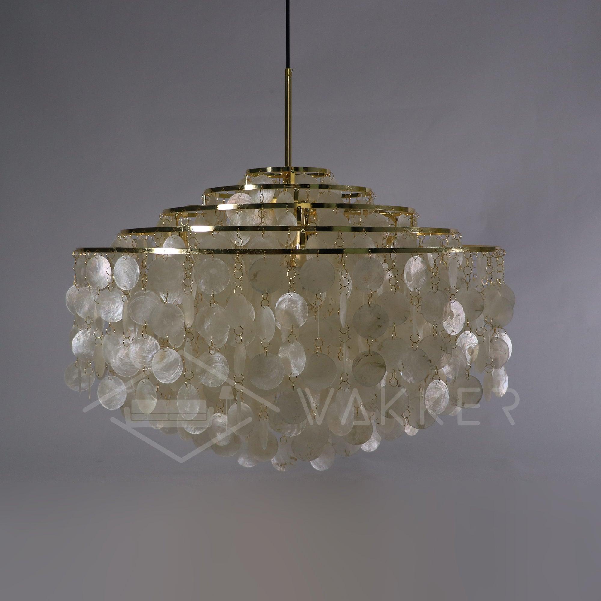 Lustra Pendant Lamp Round Shell Ring - Letslighting