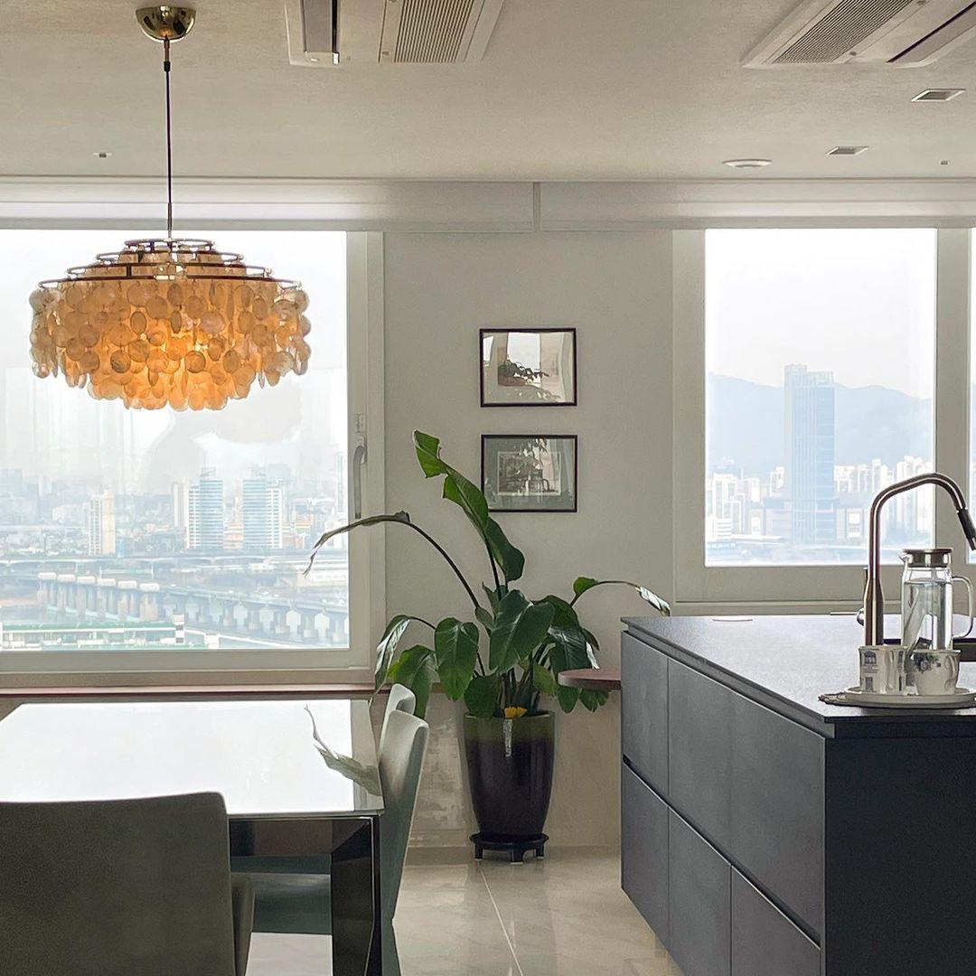 Lustra Pendant Lamp Round Shell Ring - Letslighting