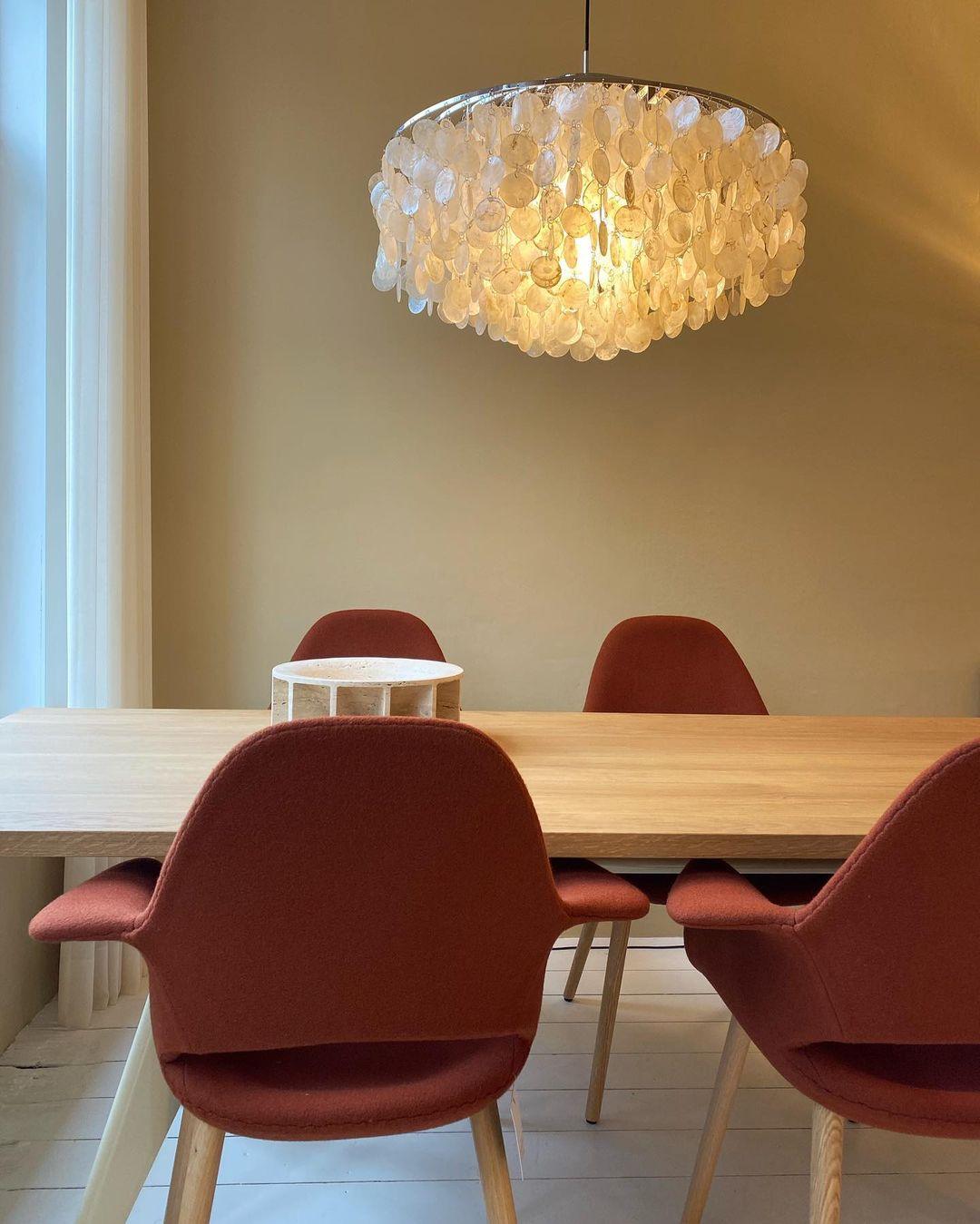 Lustra Pendant Lamp Round Shell Ring - Letslighting