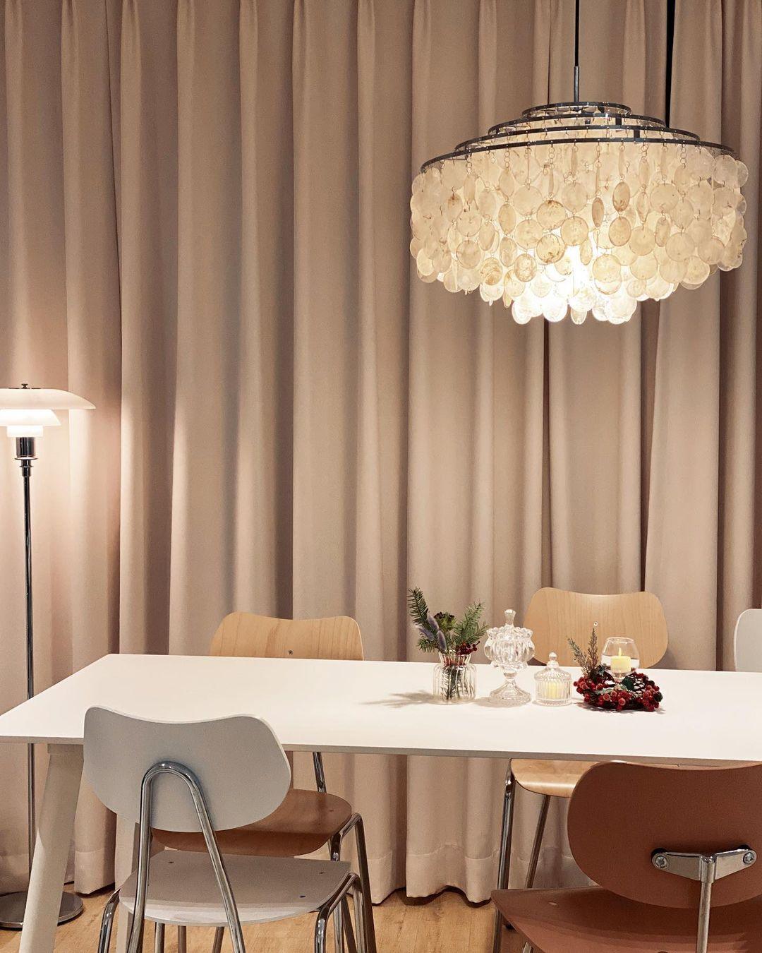 Lustra Pendant Lamp Round Shell Ring - Letslighting