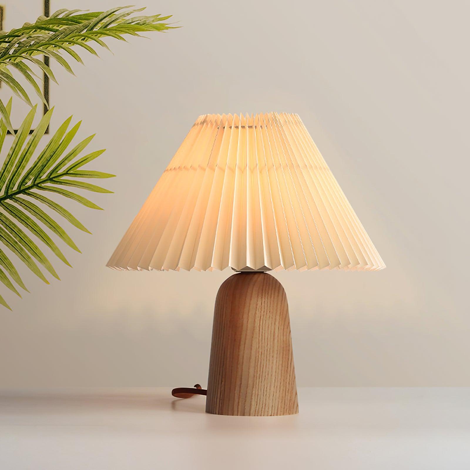 Martha Minimalist Wood Table Lamp - Letslighting