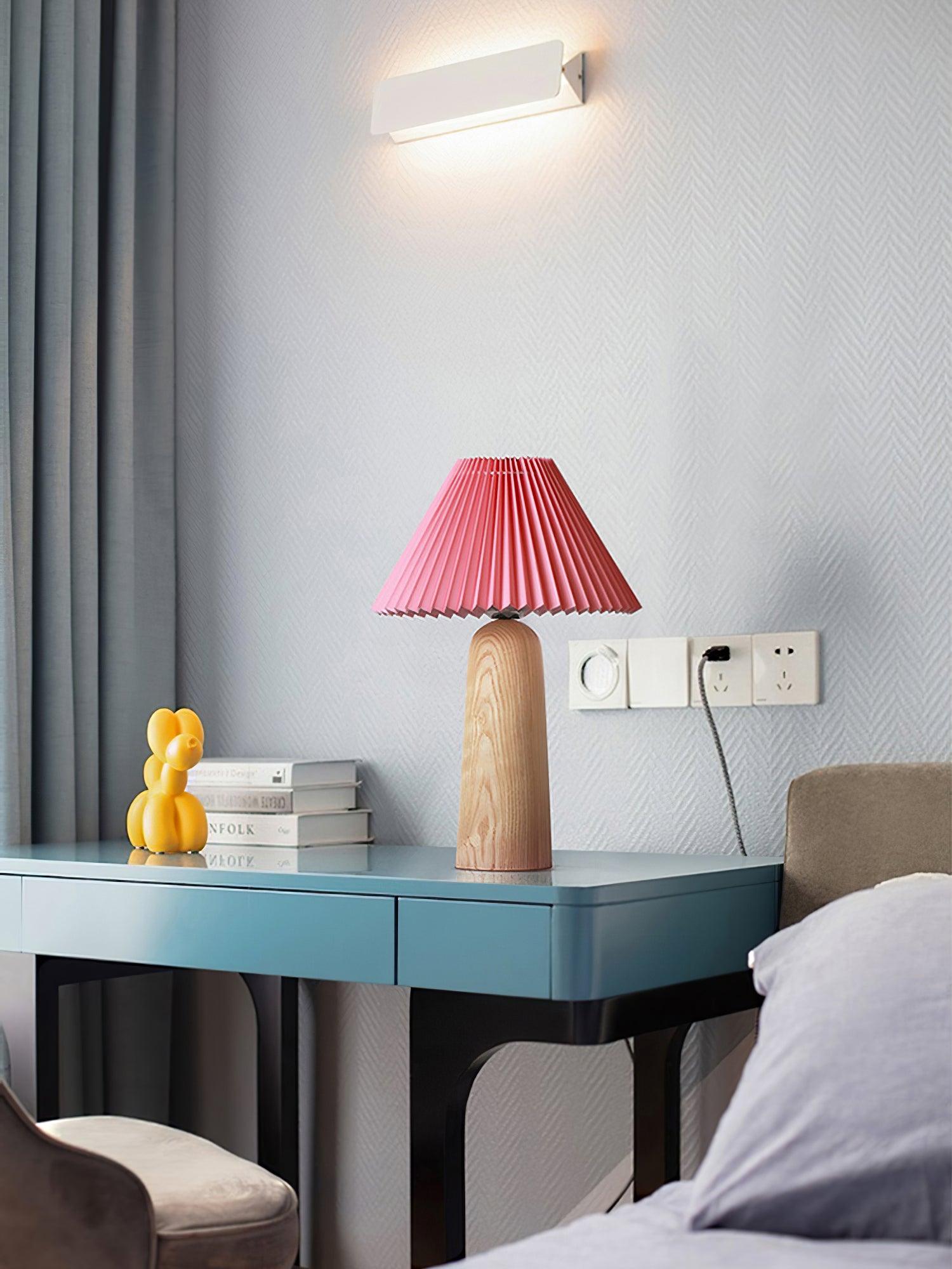 Martha Minimalist Wood Table Lamp - Letslighting