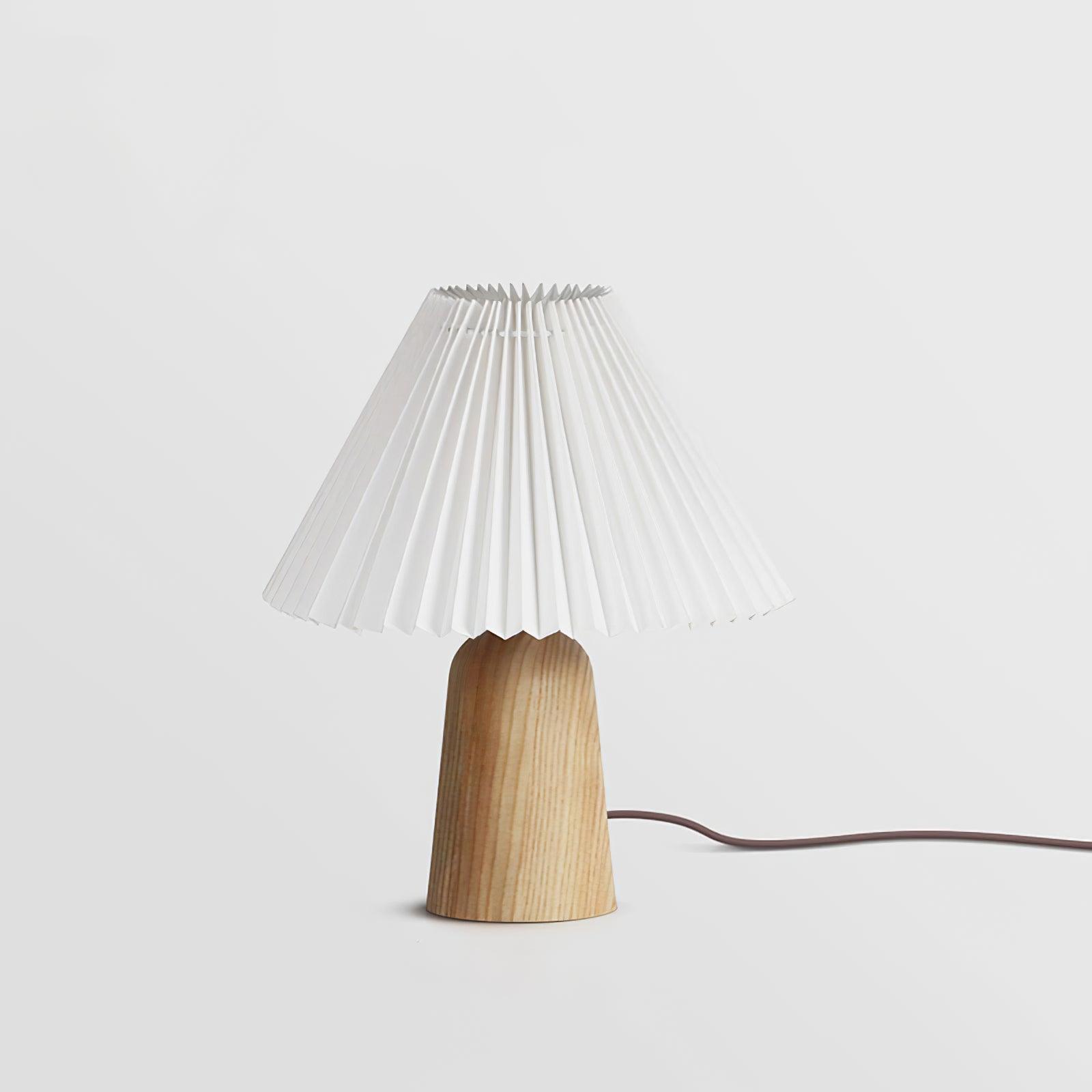 Martha Minimalist Wood Table Lamp - Letslighting