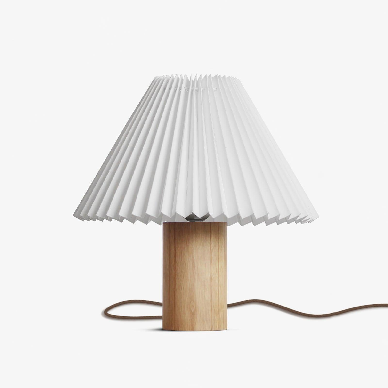 Martha Minimalist Wood Table Lamp - Letslighting