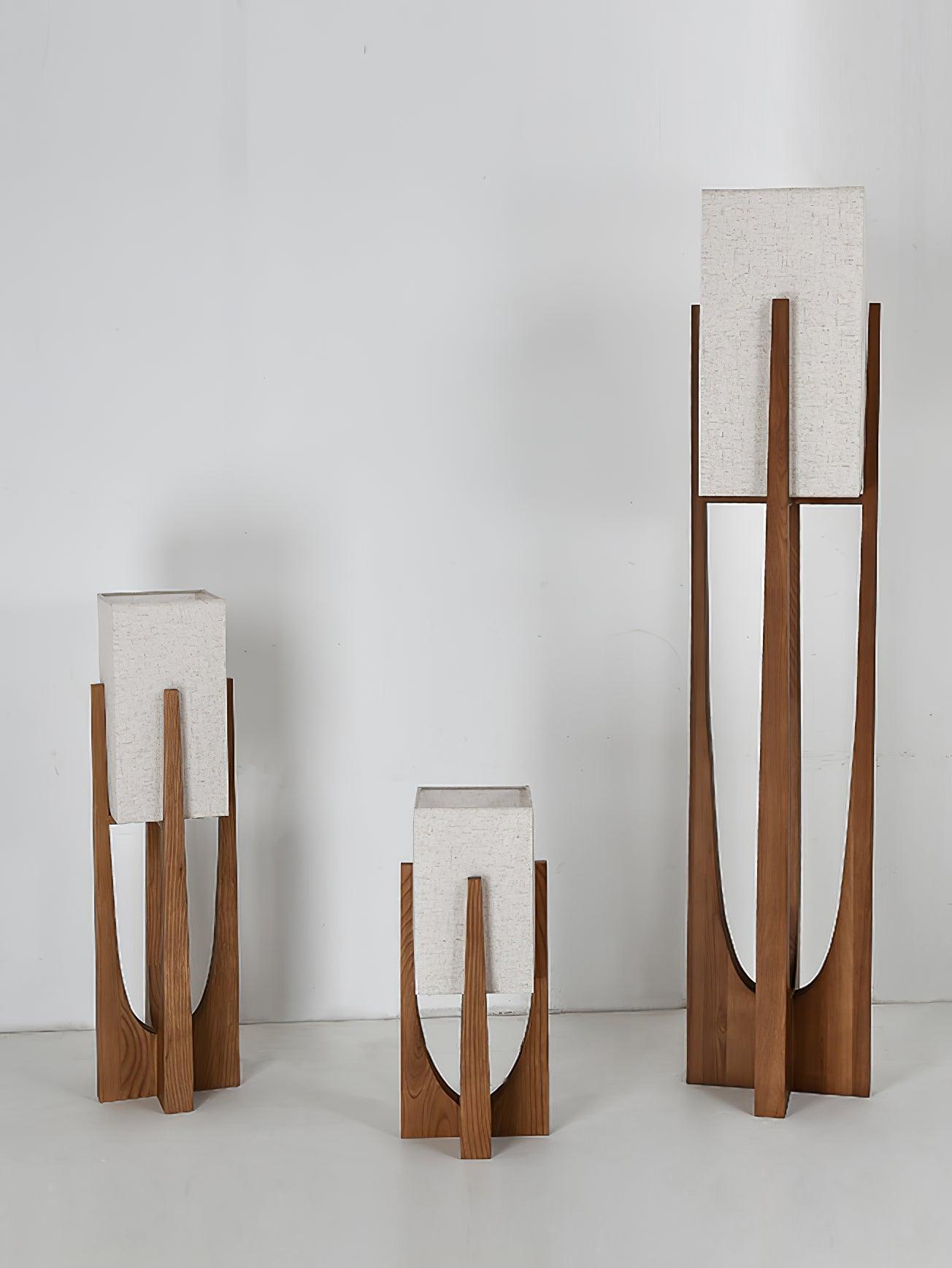 Lustra Floor Lamp Wood Modern - Letslighting