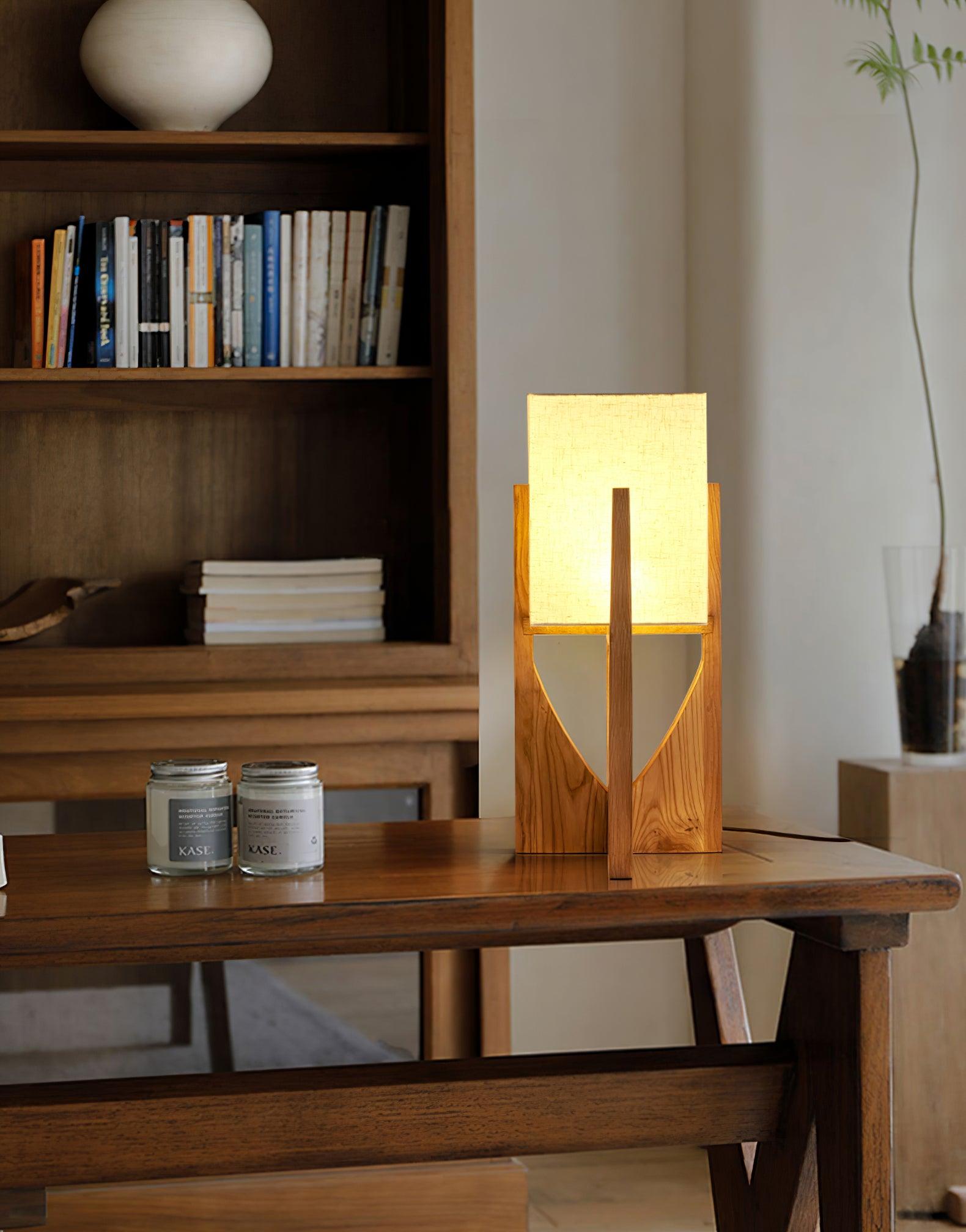 Lustra Floor Lamp Wood Modern - Letslighting
