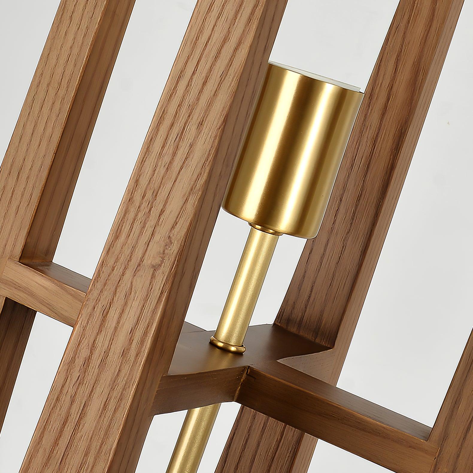 Lustra Floor Lamp Wood Modern - Letslighting