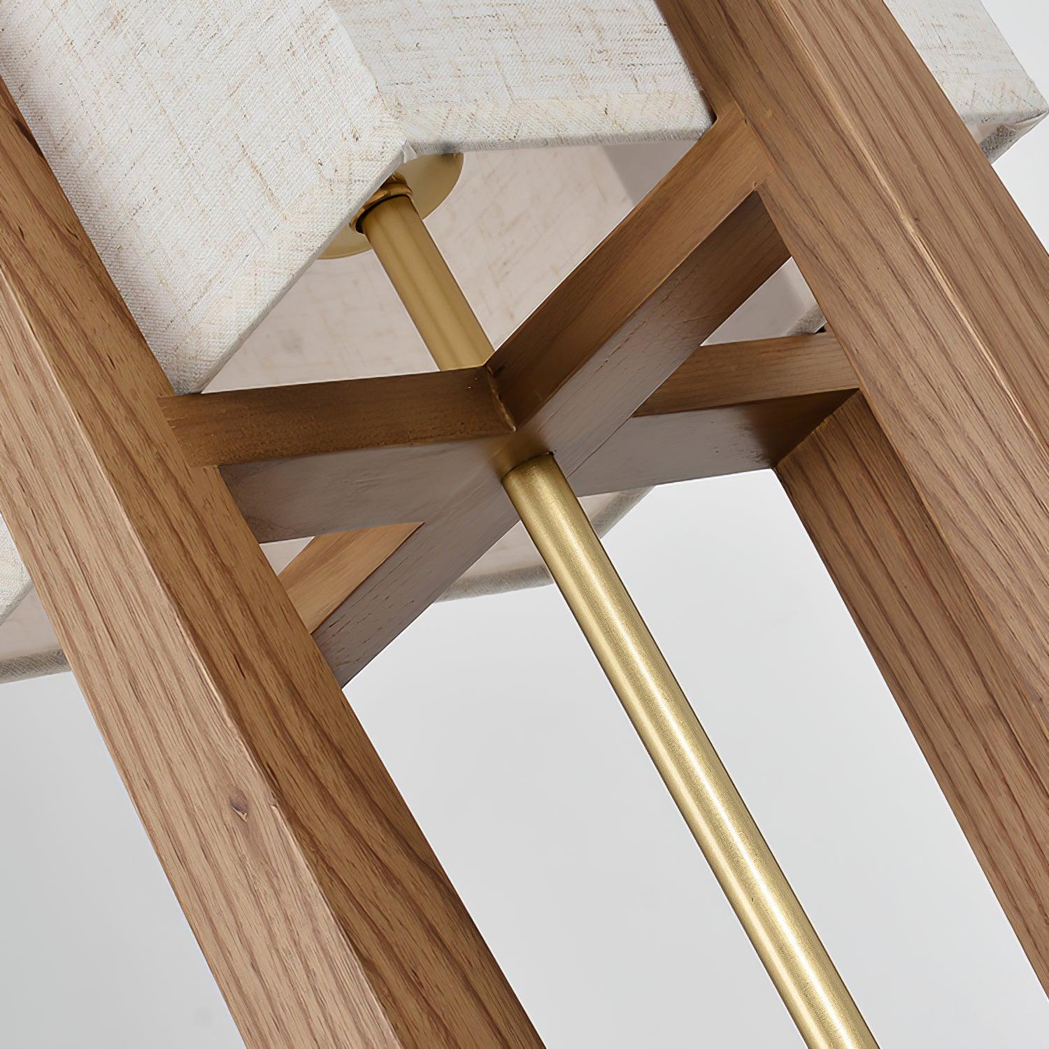 Lustra Floor Lamp Wood Modern - Letslighting