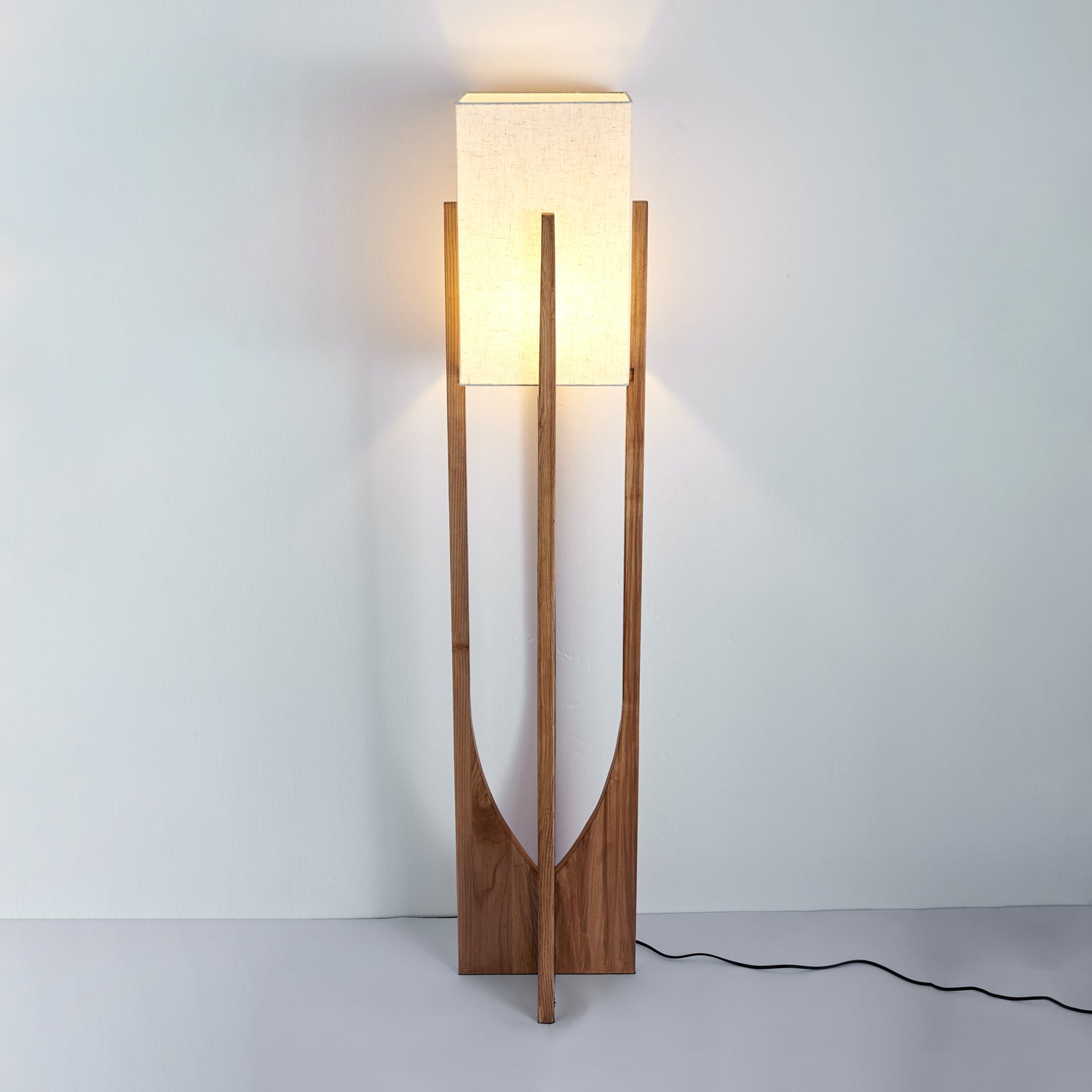 Lustra Floor Lamp Wood Modern - Letslighting