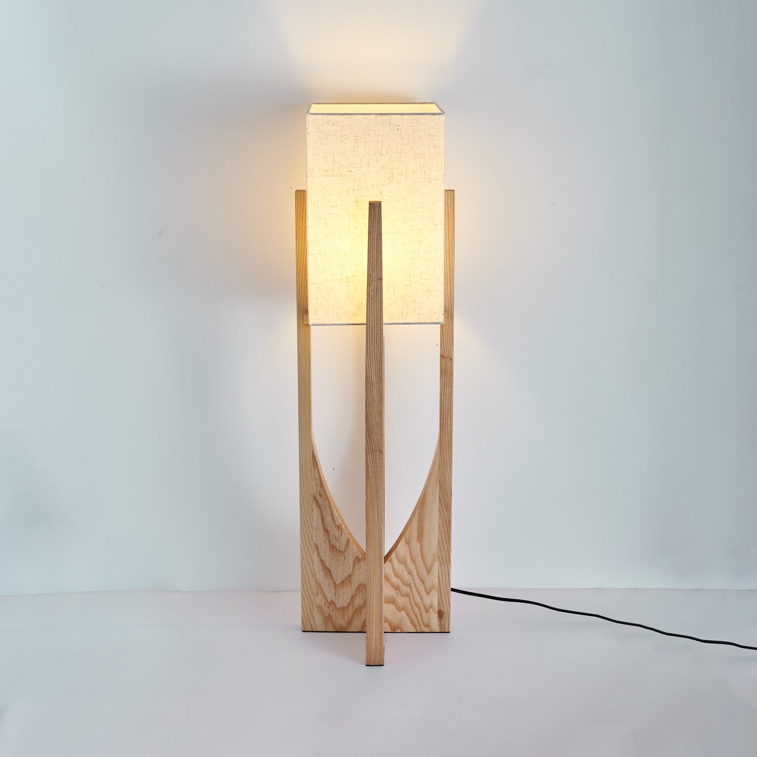 Lustra Floor Lamp Wood Modern - Letslighting
