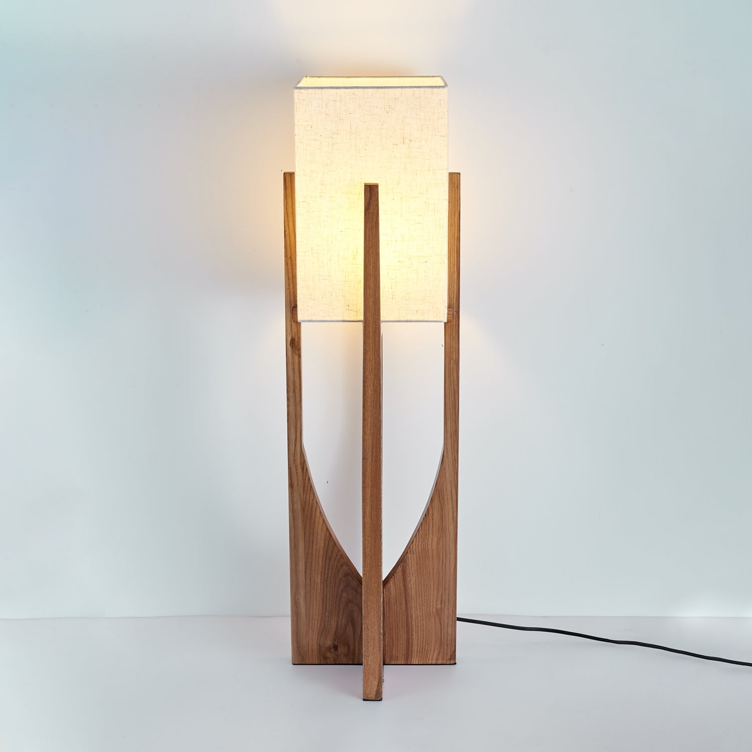 Lustra Floor Lamp Wood Modern - Letslighting