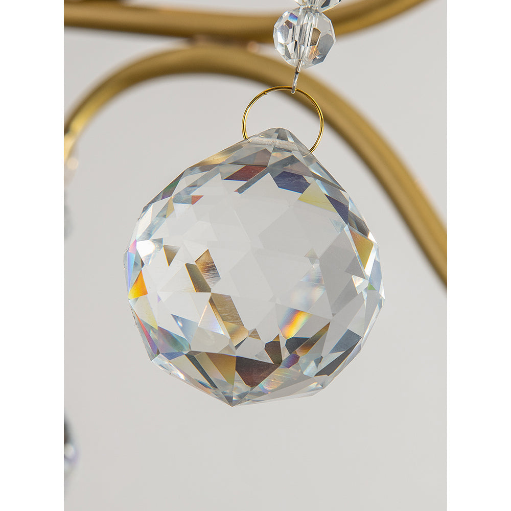 Ulliria Postmodern Luxury Brass Crystal Chandelier - Letslighting