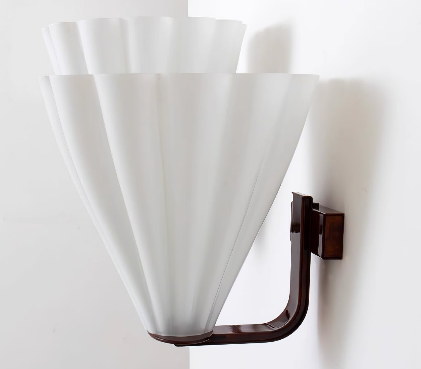 Fan Shaped Glass Wall Sconce - Letslighting