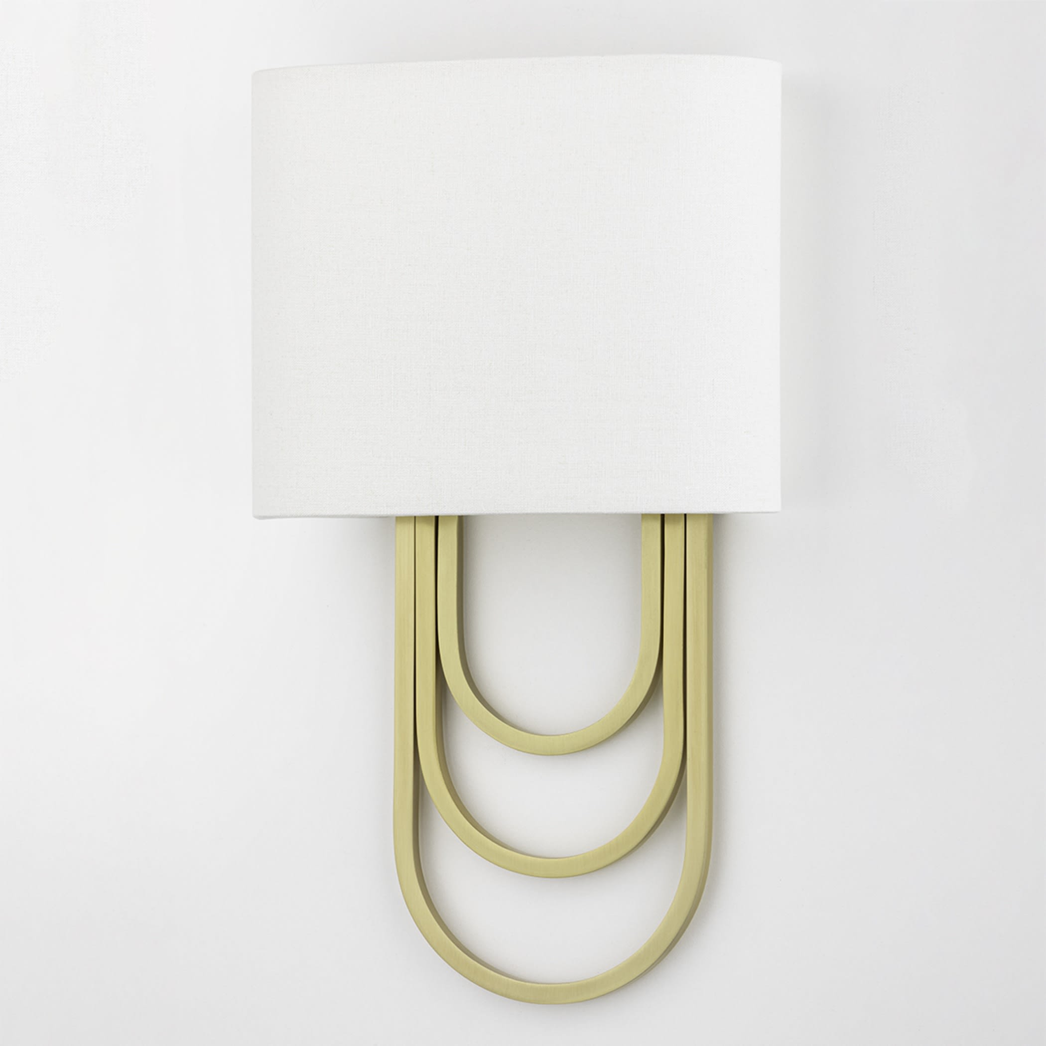 Evelaris Modern Minimalist Brass Fabric Wall Lamp - Letslighting
