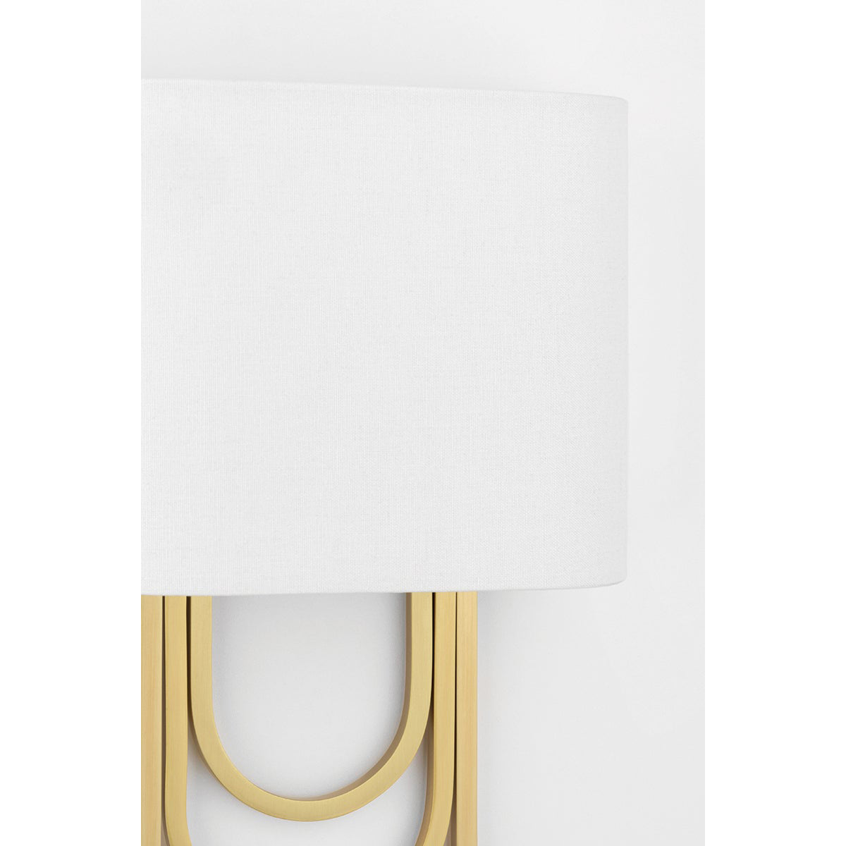Evelaris Modern Minimalist Brass Fabric Wall Lamp - Letslighting