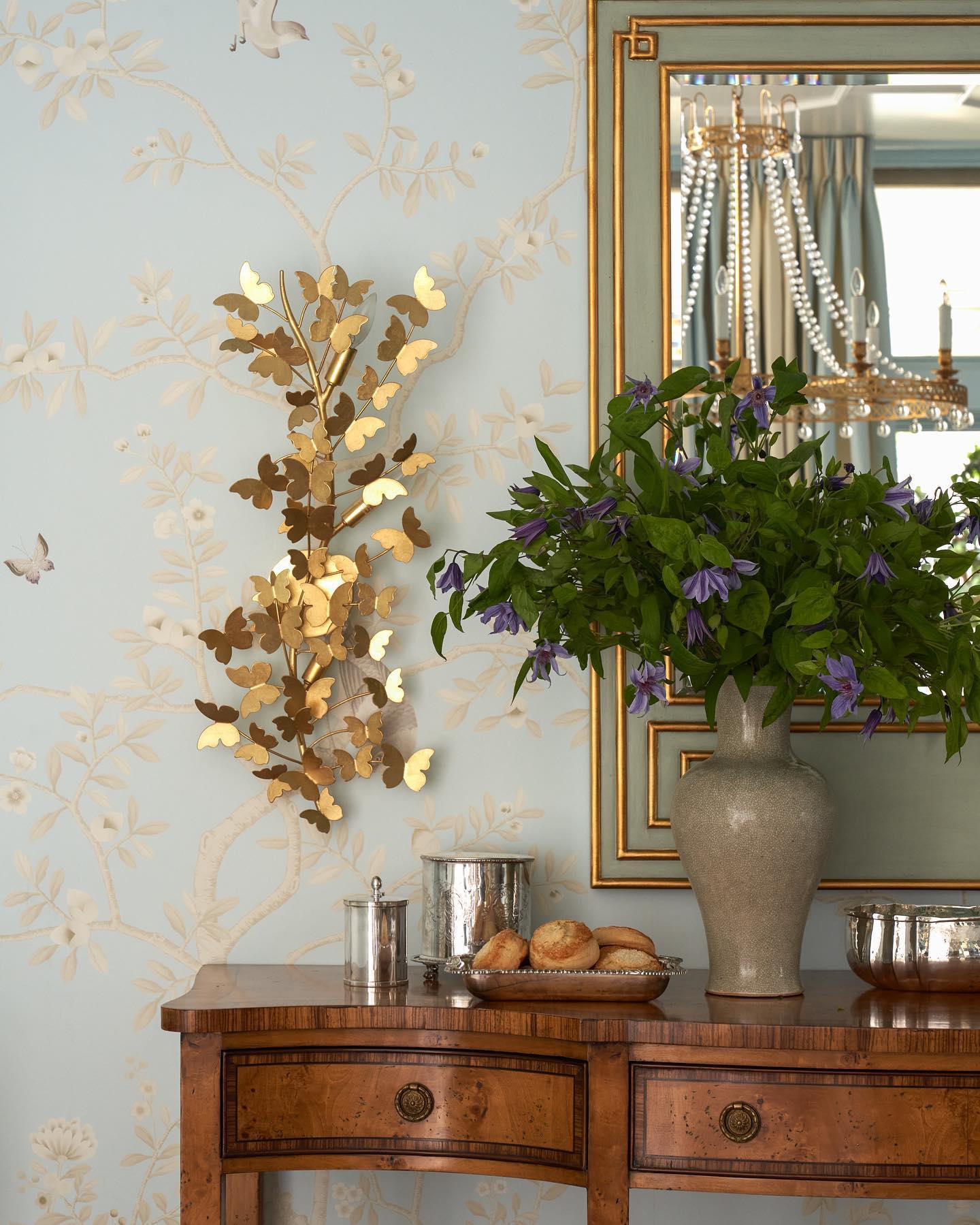 Glyne Butterfly Branch Wall Light - Letslighting