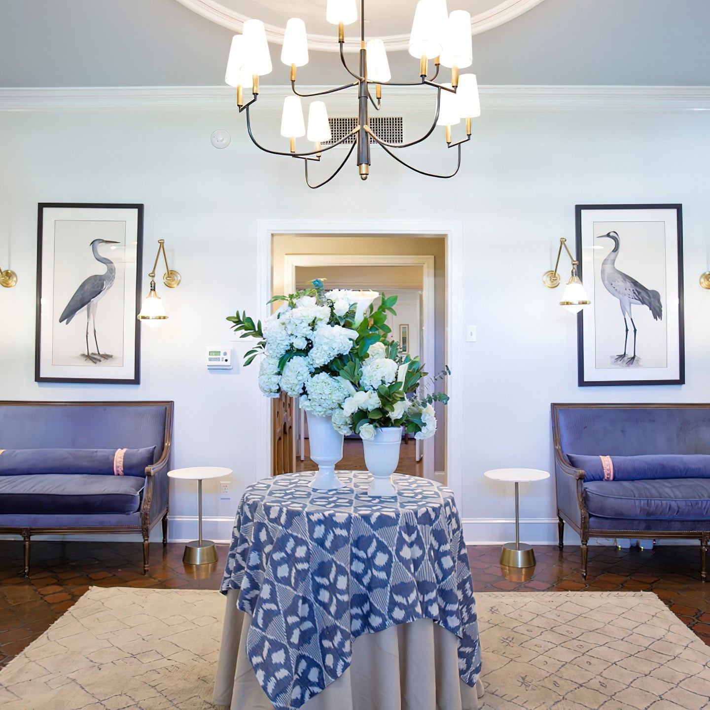 Lyshae Vintage Industrial Brass Fabric Chandelier - Letslighting