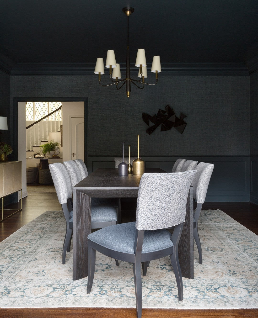 Lyshae Vintage Industrial Brass Fabric Chandelier - Letslighting