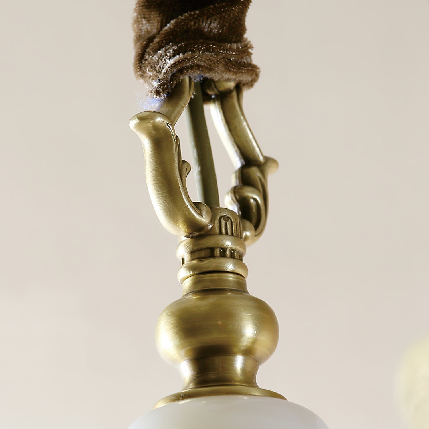 Lustra Chandelier Gold Lantern Frame - Letslighting