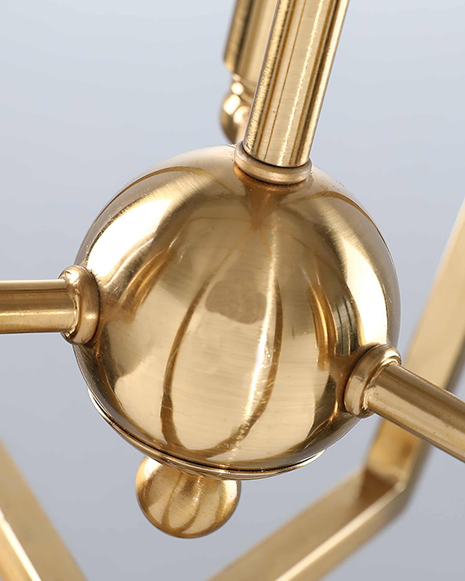 Lustra Chandelier Gold Lantern Frame - Letslighting