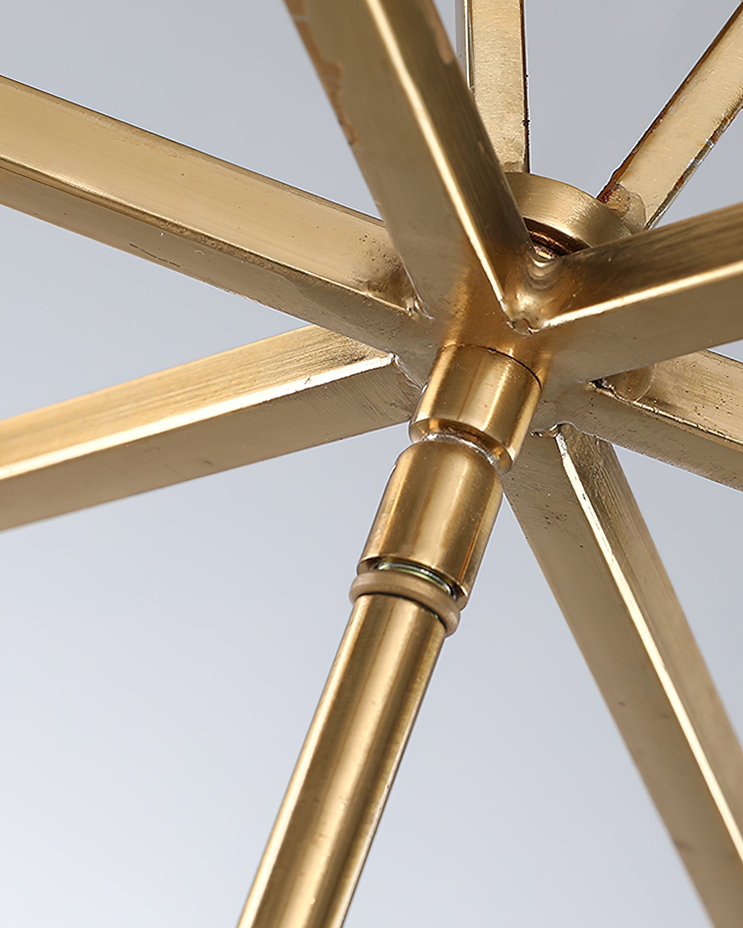 Lustra Chandelier Gold Lantern Frame - Letslighting