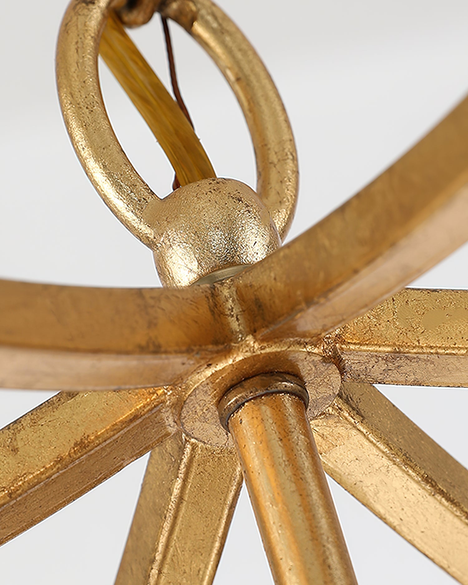 Lustra Chandelier Gold Lantern Frame - Letslighting