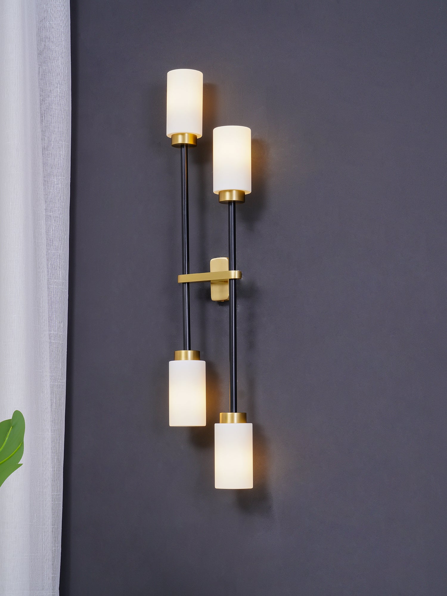 Lustra Wall Lamp Cylinder Glass Linear - Letslighting