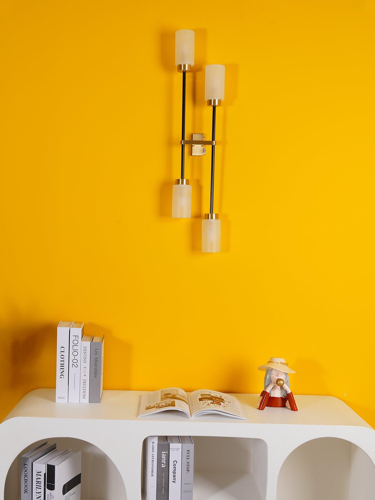 Lustra Wall Lamp Cylinder Glass Linear - Letslighting