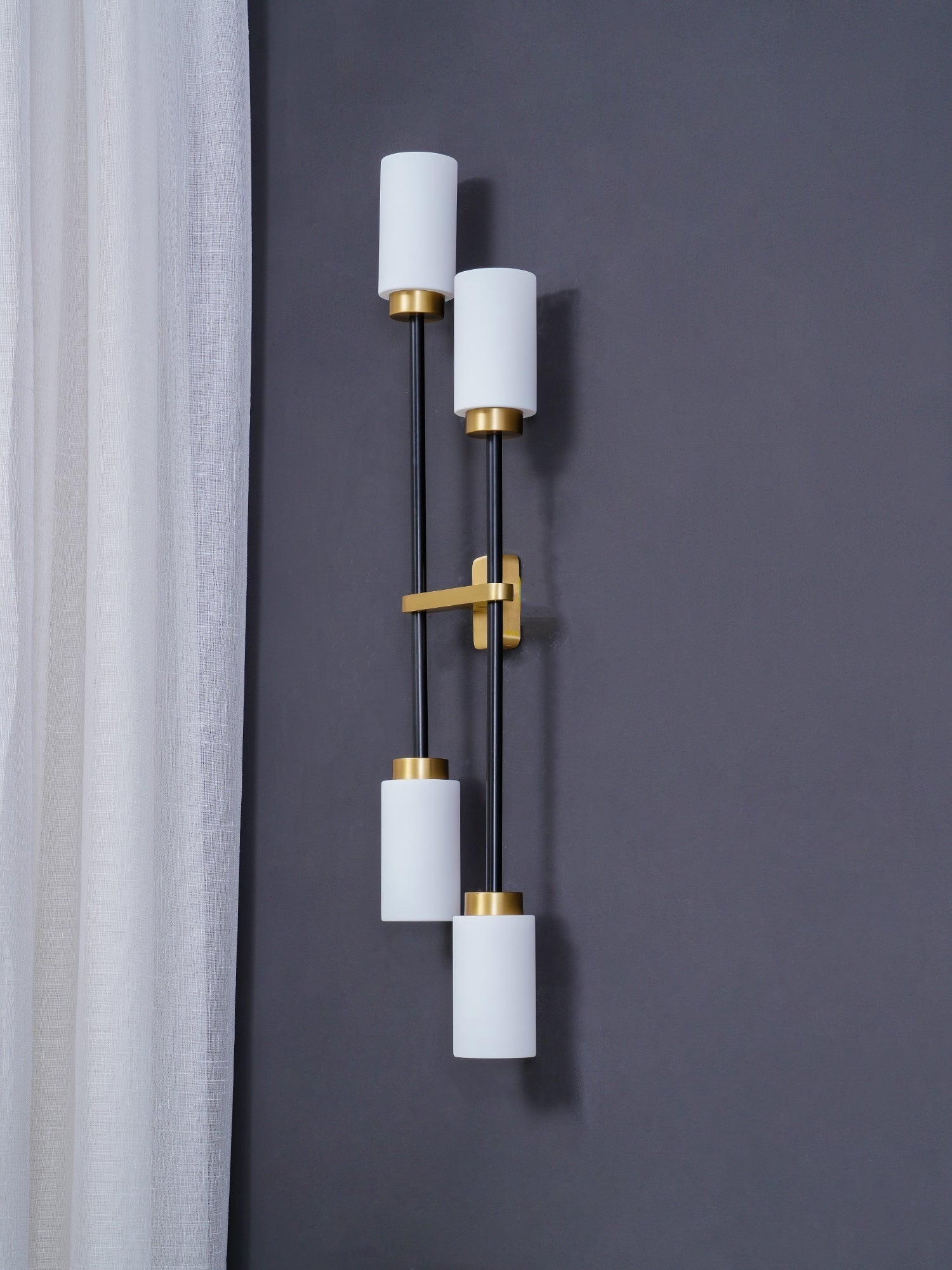 Lustra Wall Lamp Cylinder Glass Linear - Letslighting