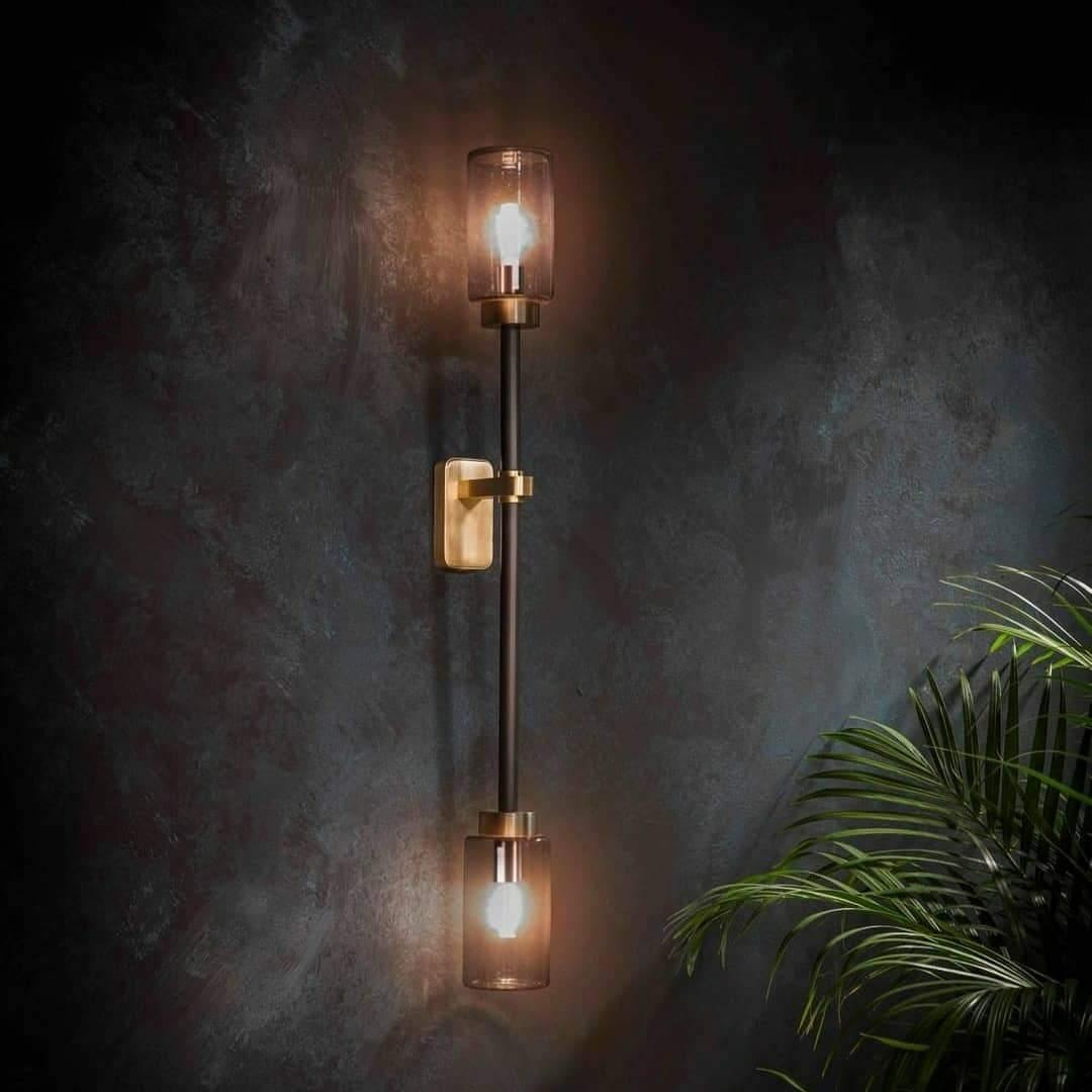Lustra Wall Lamp Cylinder Glass Linear - Letslighting
