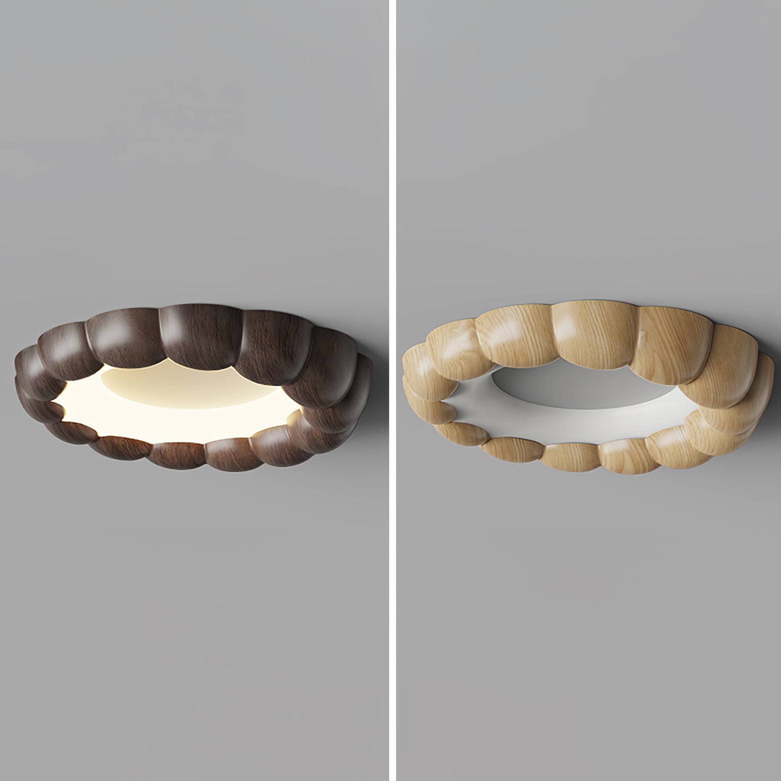 Eraeiel Traditional Elegance Ripple Ceiling Lamp - Letslighting