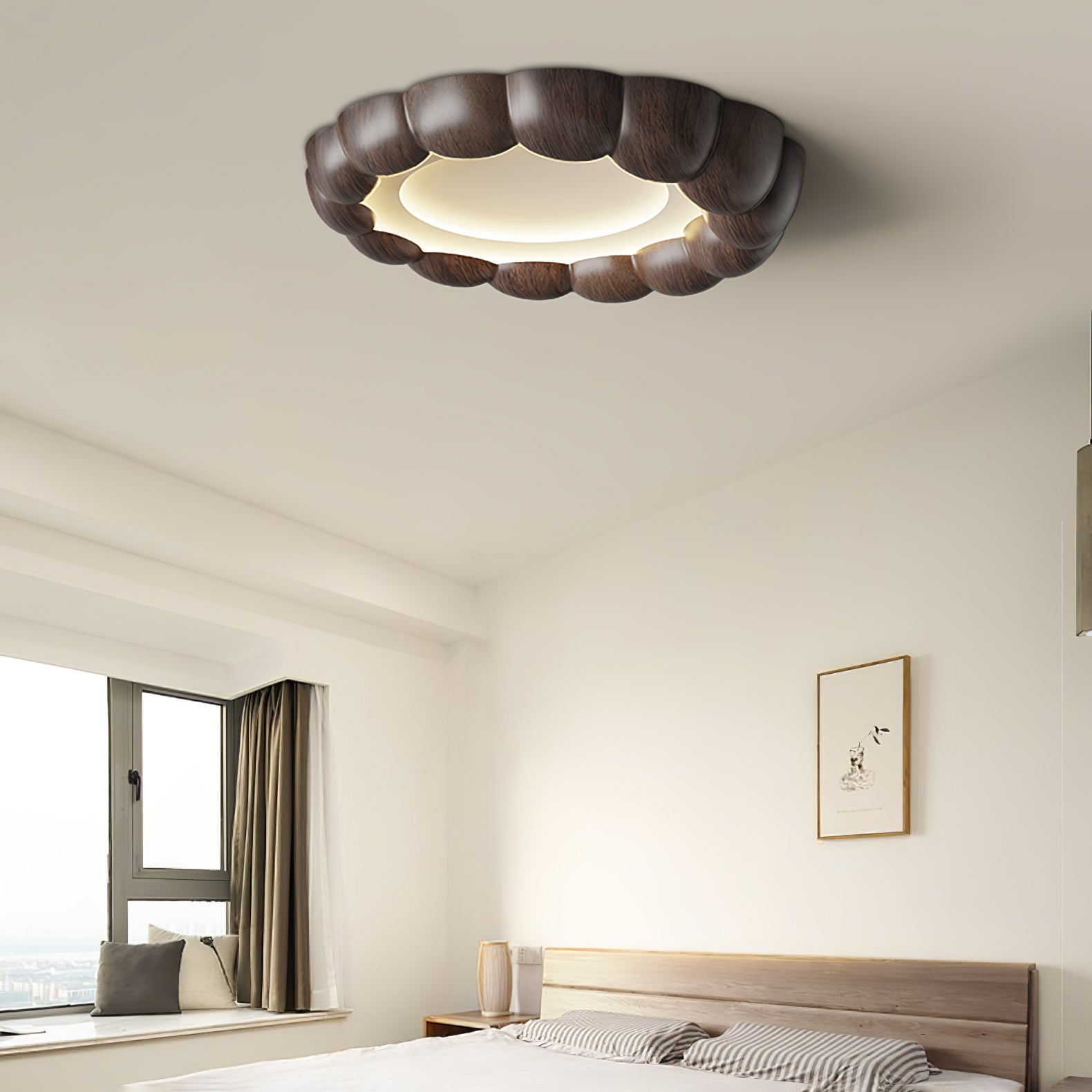 Eraeiel Traditional Elegance Ripple Ceiling Lamp - Letslighting
