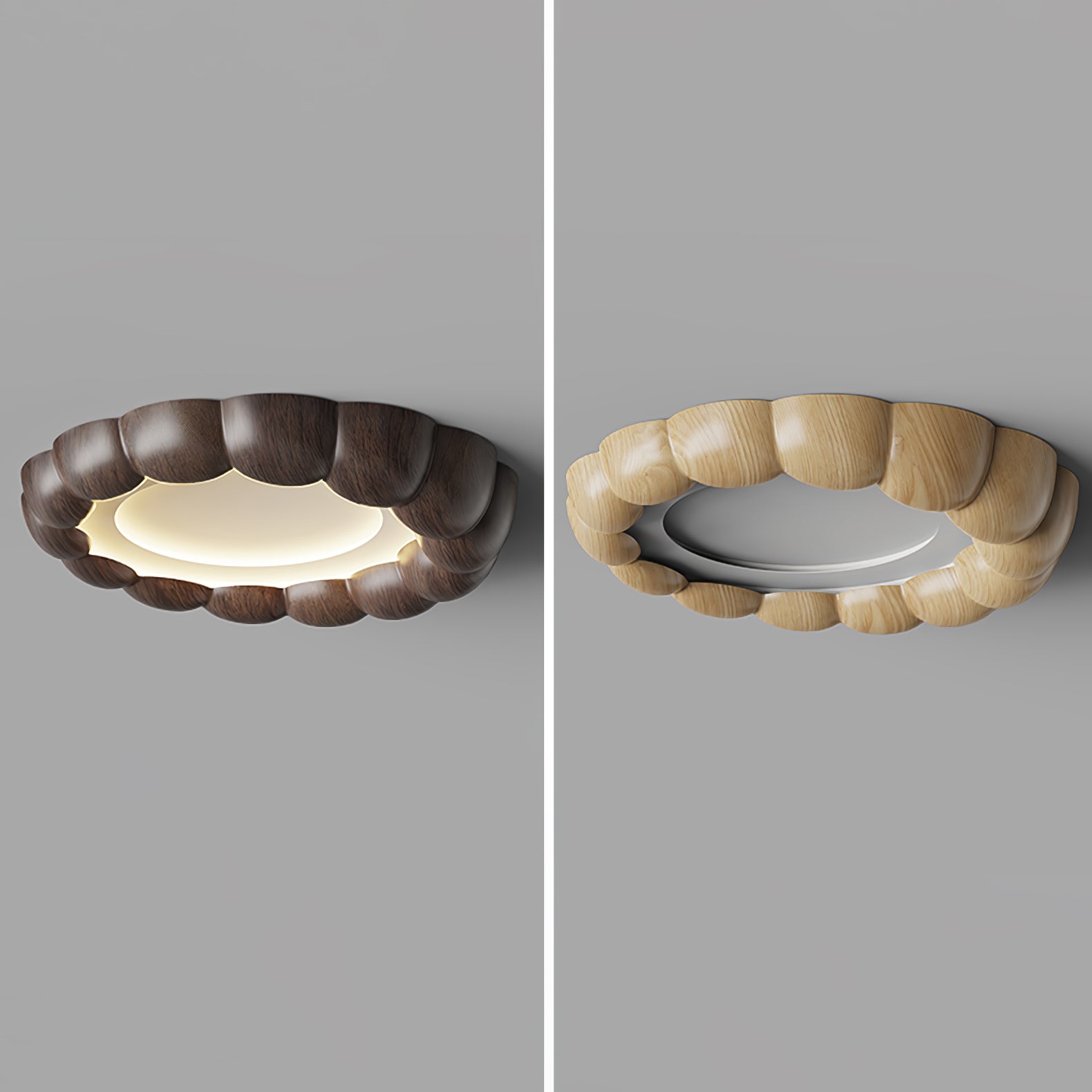 Eraeiel Traditional Elegance Ripple Ceiling Lamp - Letslighting