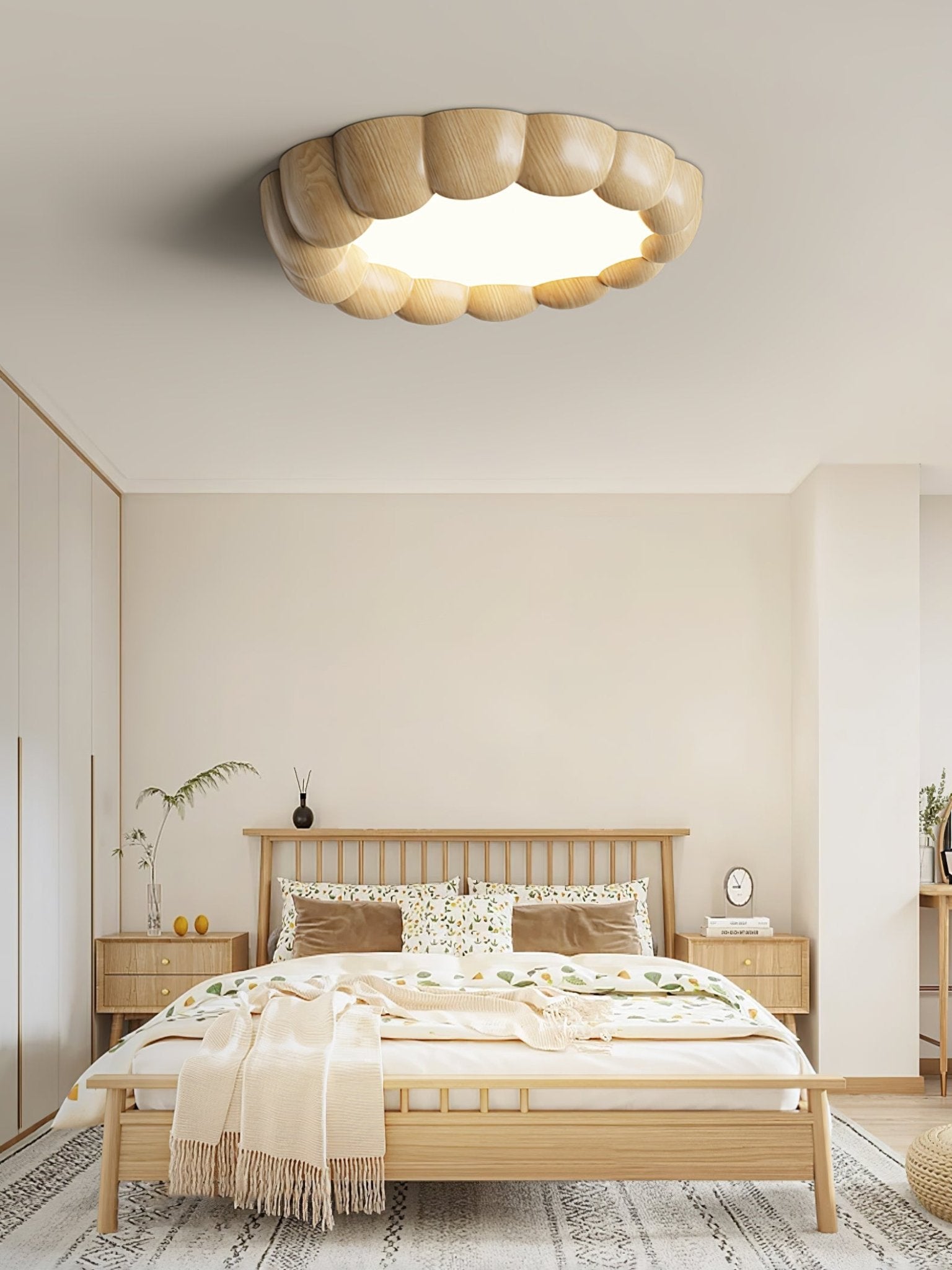 Eraeiel Traditional Elegance Ripple Ceiling Lamp - Letslighting